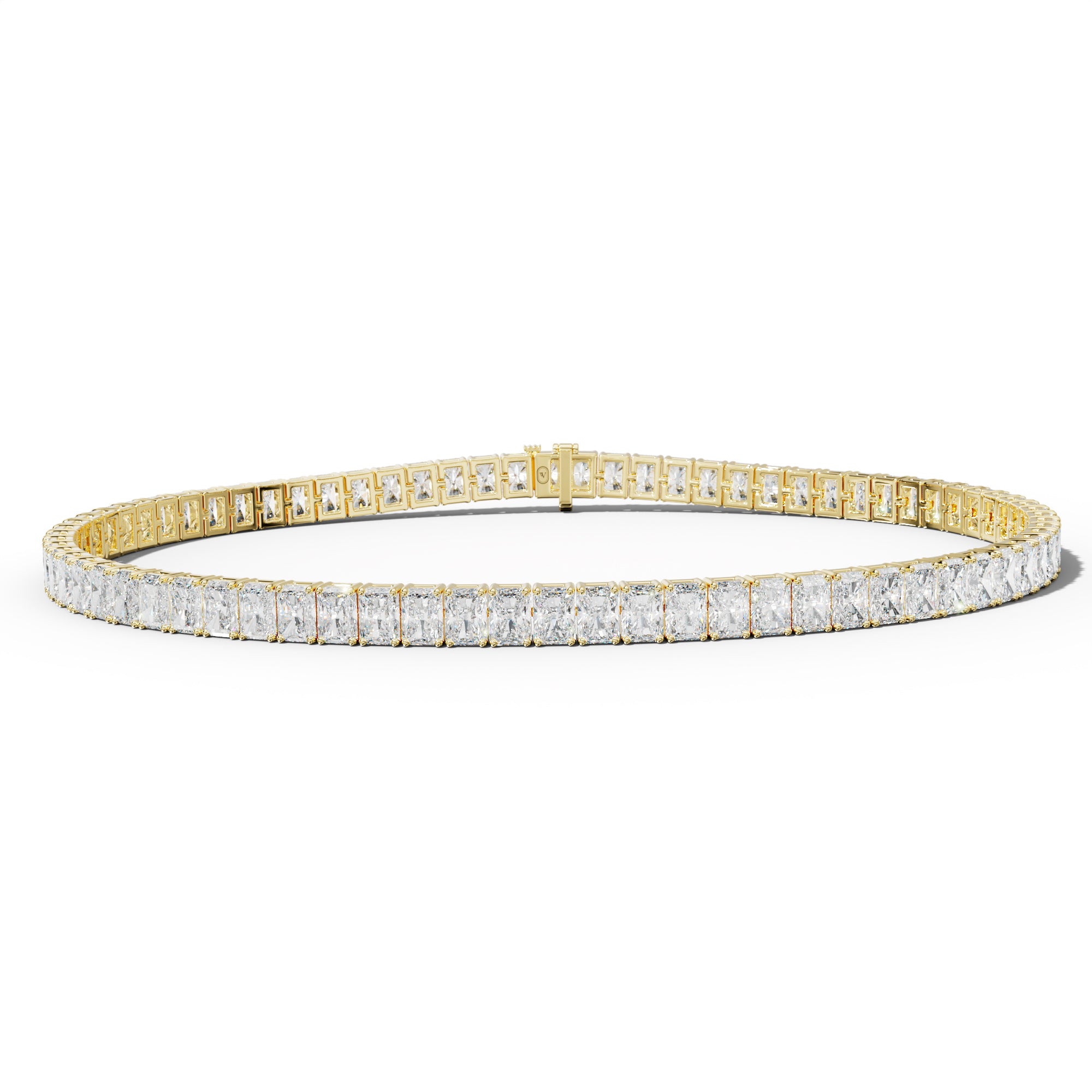6.0 Carat Radiant Diamond Tennis Bracelet