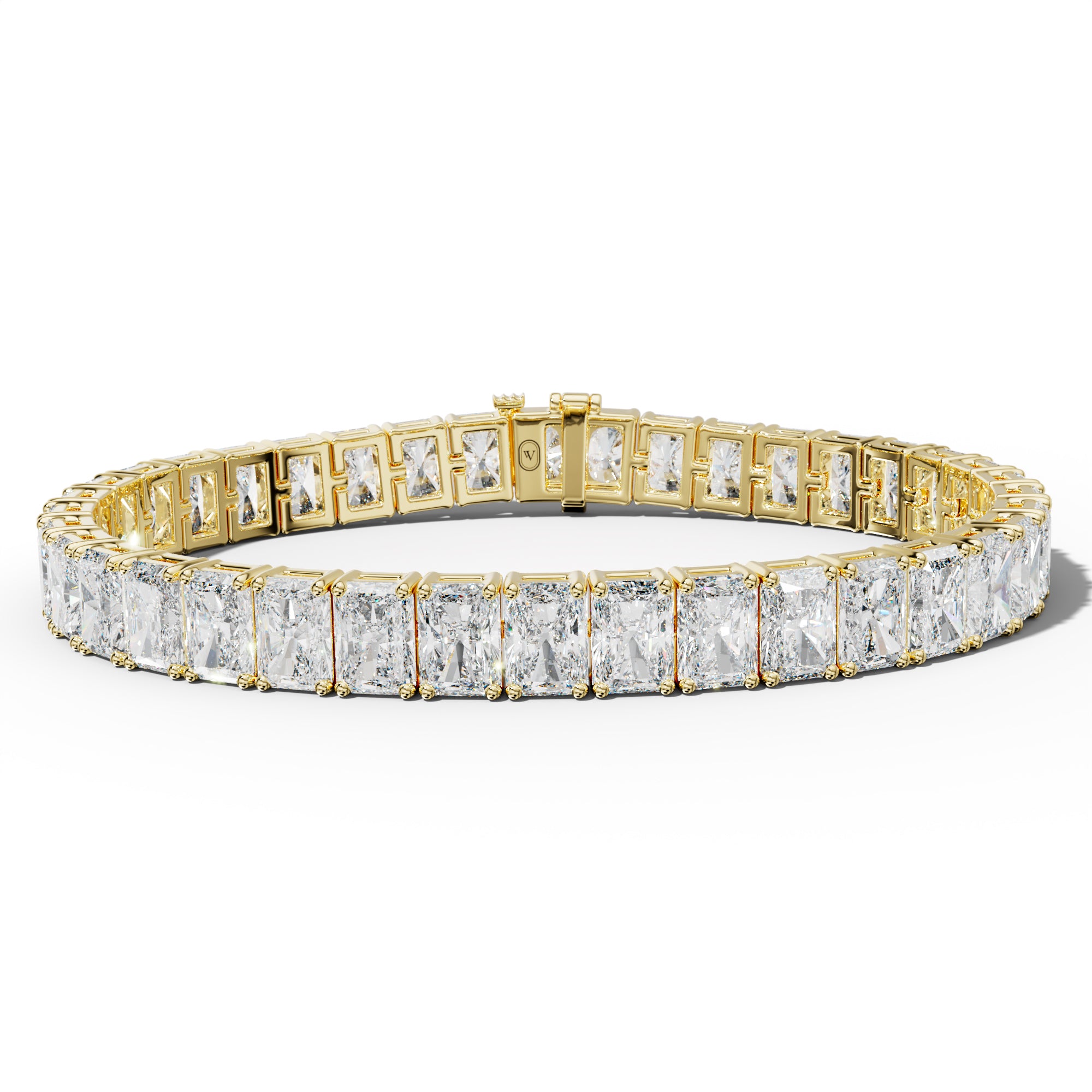 31.0 Carat Radiant Diamond Tennis Bracelet