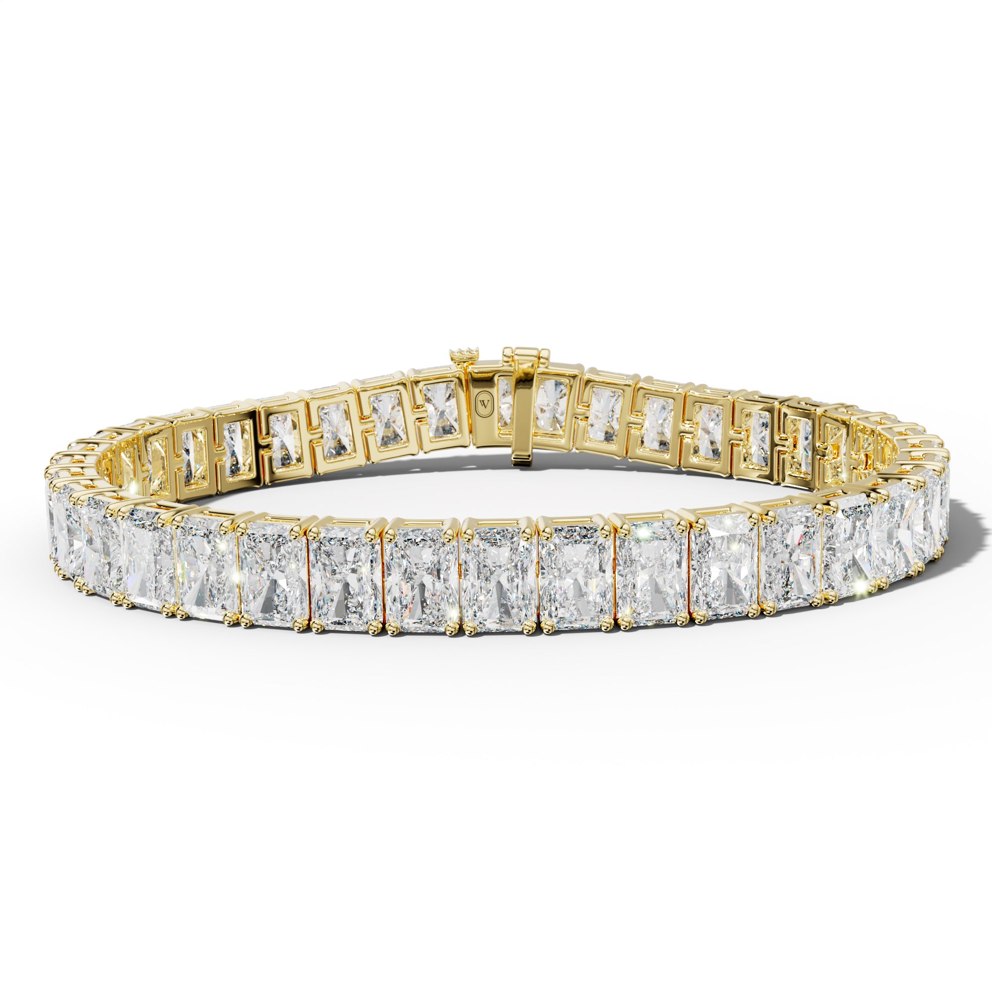 33.0 Carat Radiant Diamond Tennis Bracelet