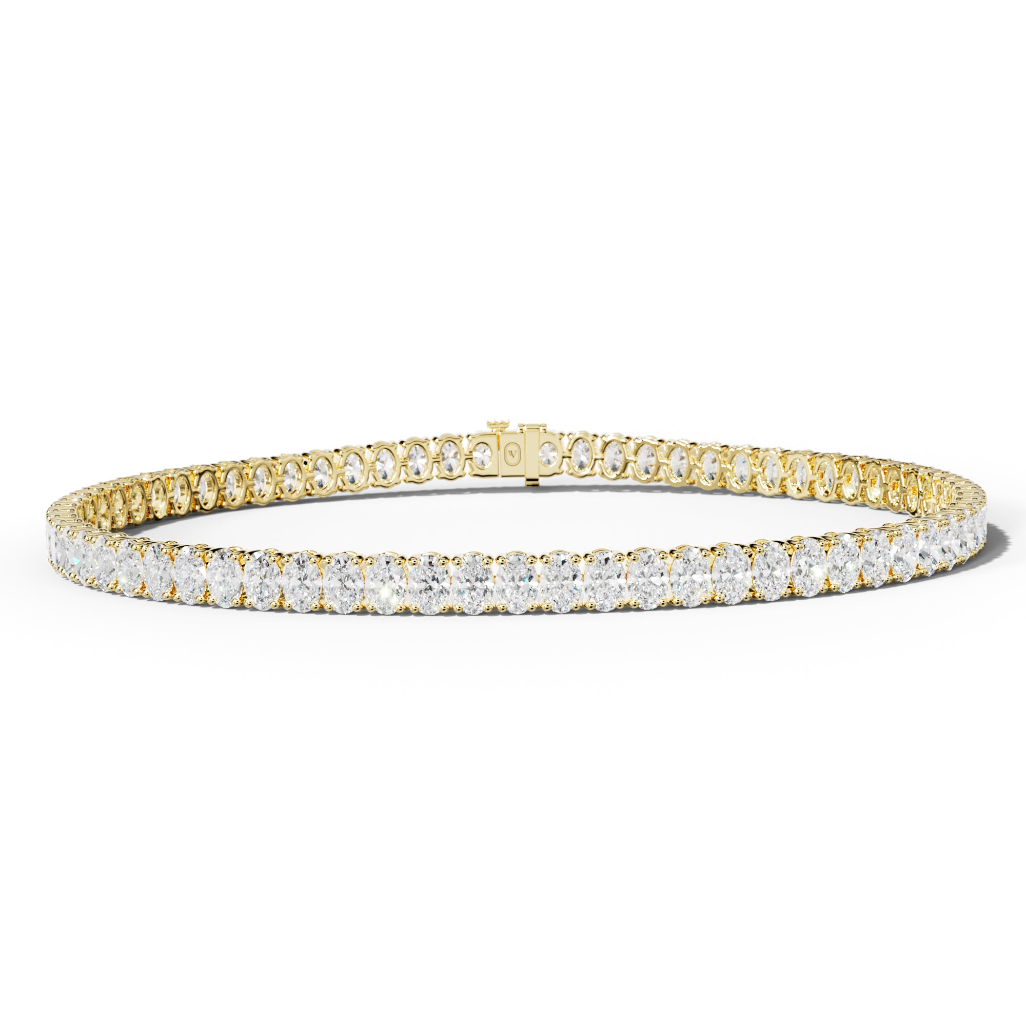 6.0 Carat Oval Diamond Tennis Bracelet