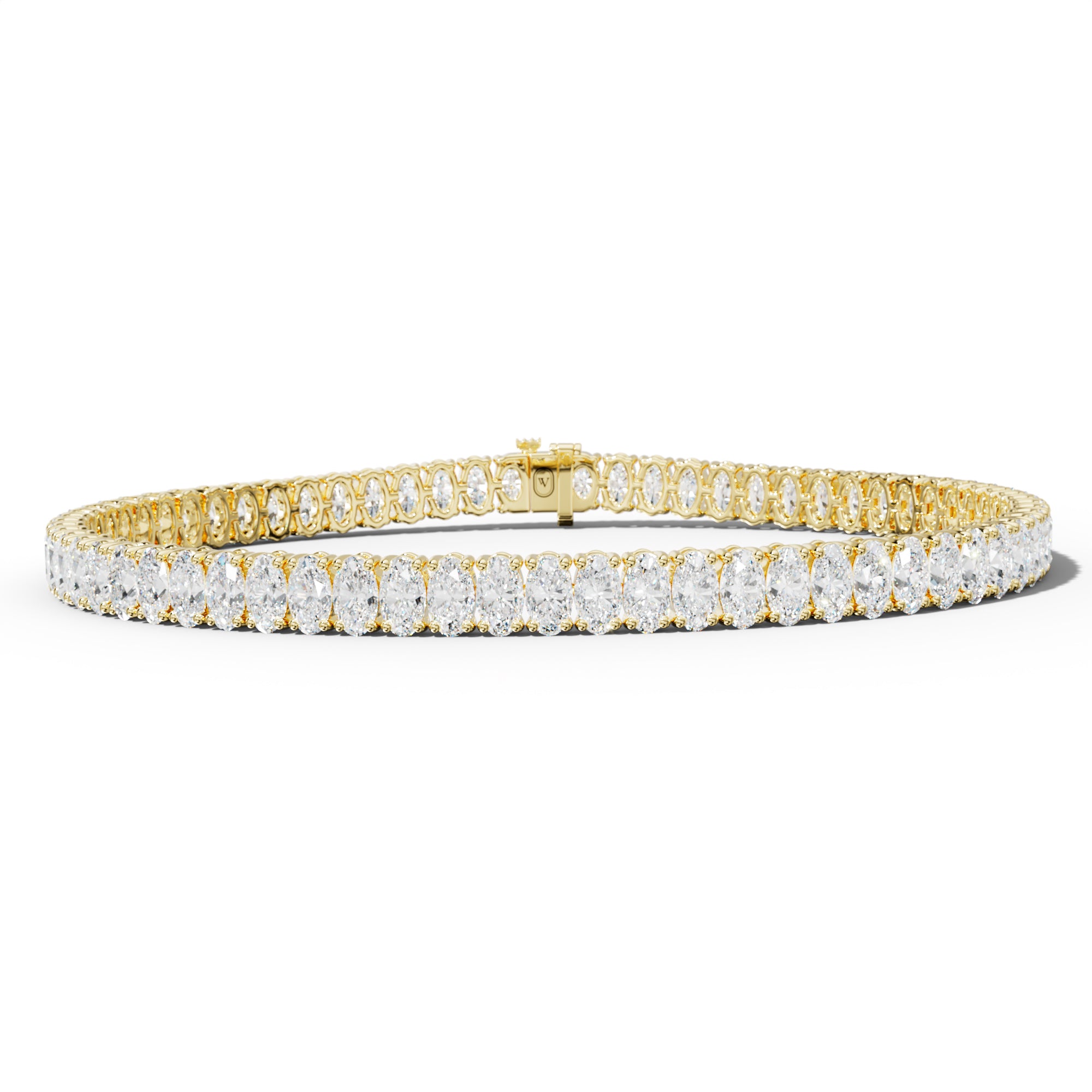 8.0 Carat Oval Diamond Tennis Bracelet