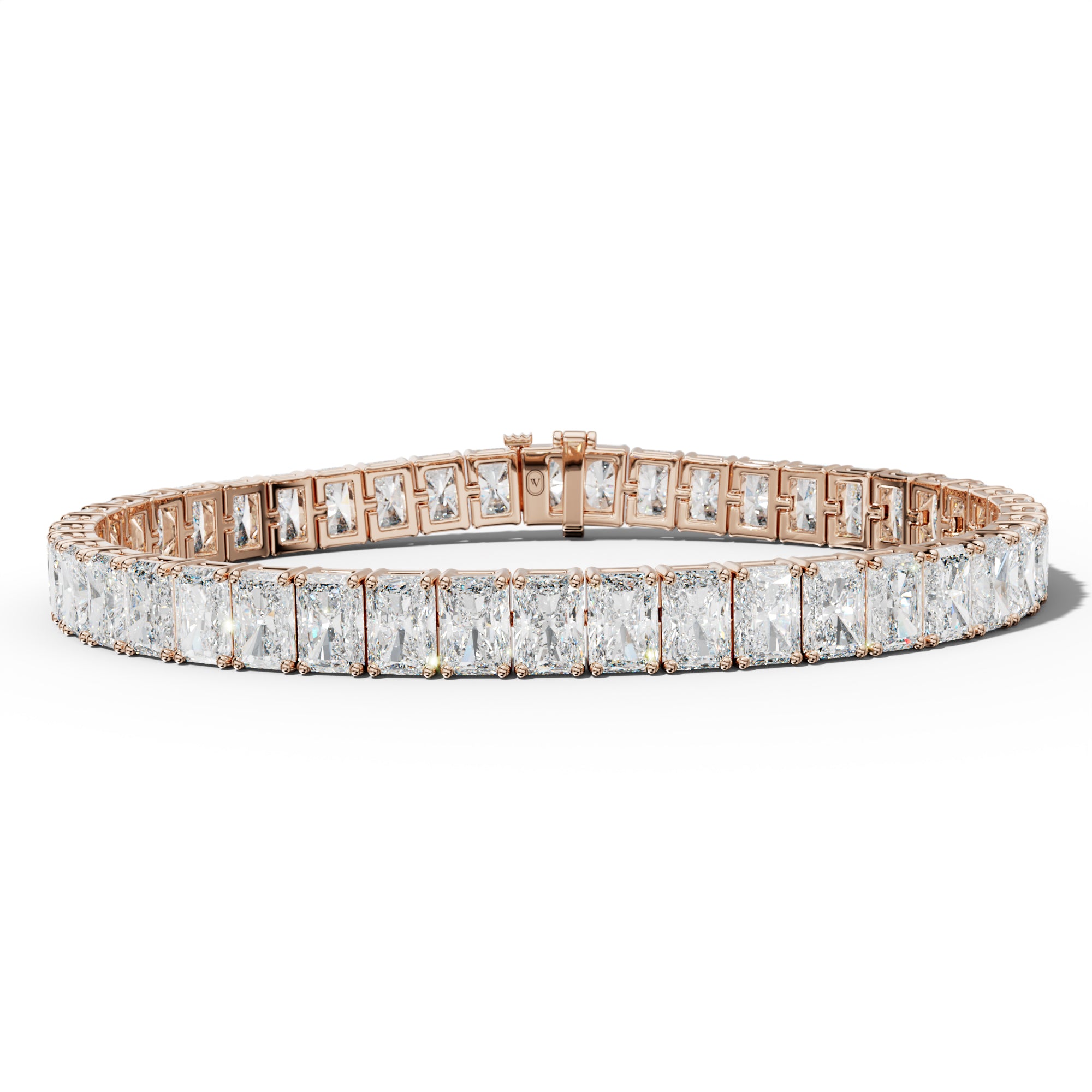 23.0 Carat Radiant Diamond Tennis Bracelet