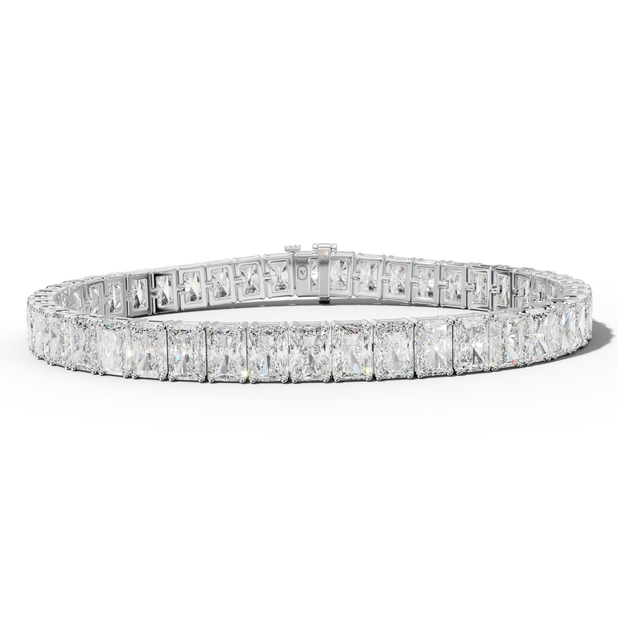 23.0 Carat Radiant Diamond Tennis Bracelet