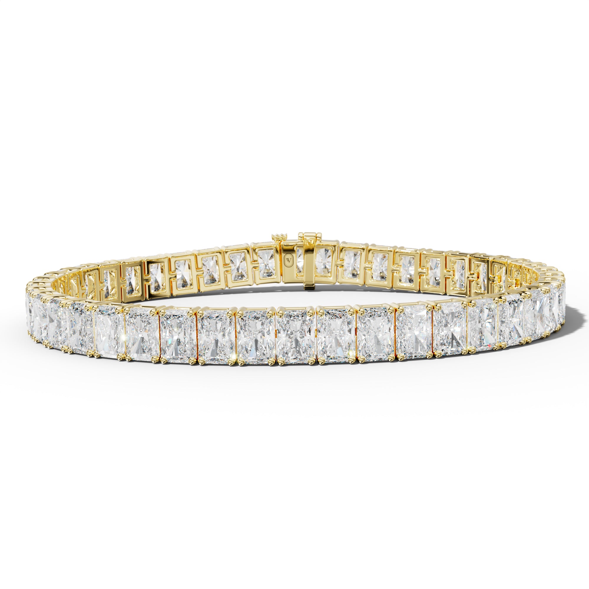 23.0 Carat Radiant Diamond Tennis Bracelet