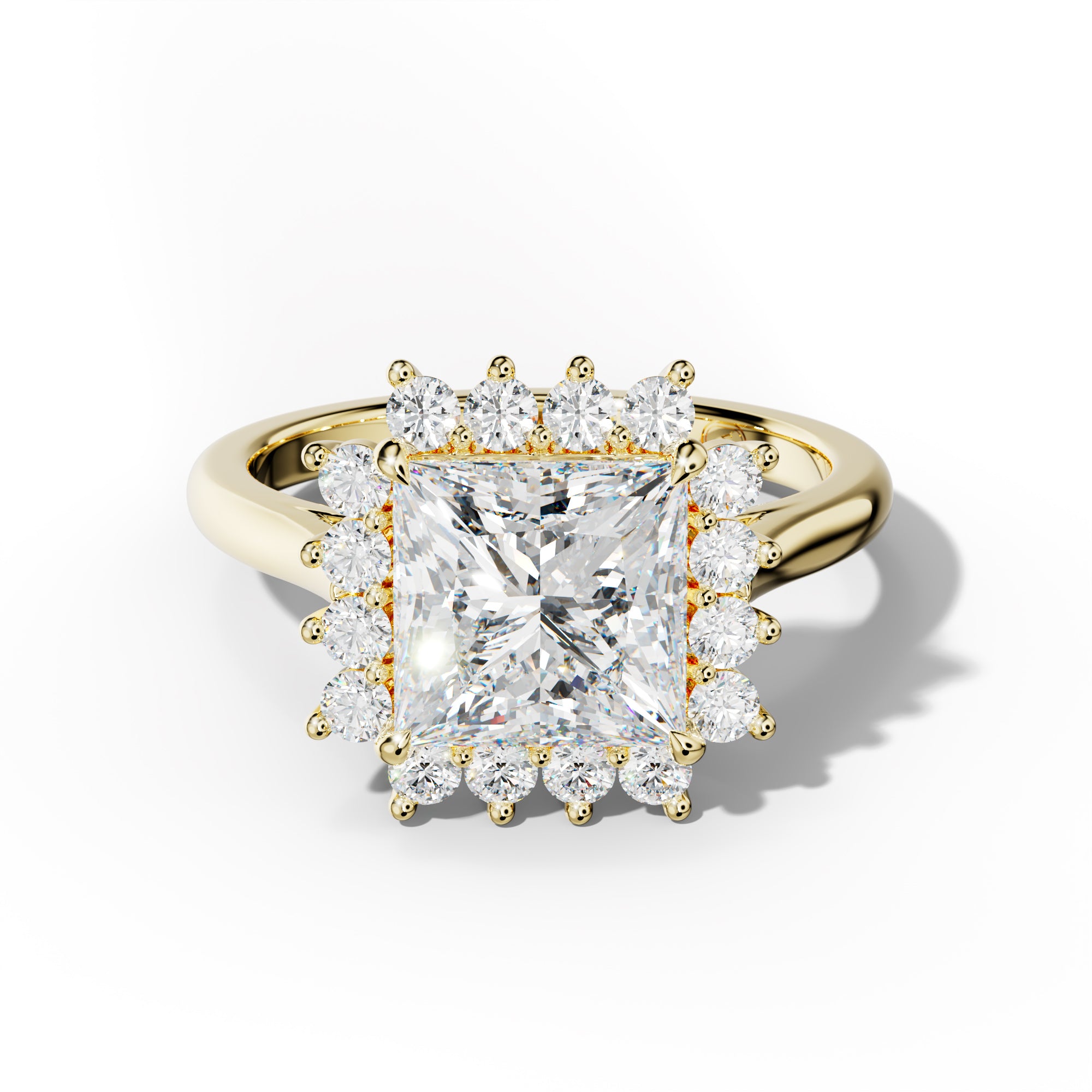 Lillian Princess Cut Engagement Ring
