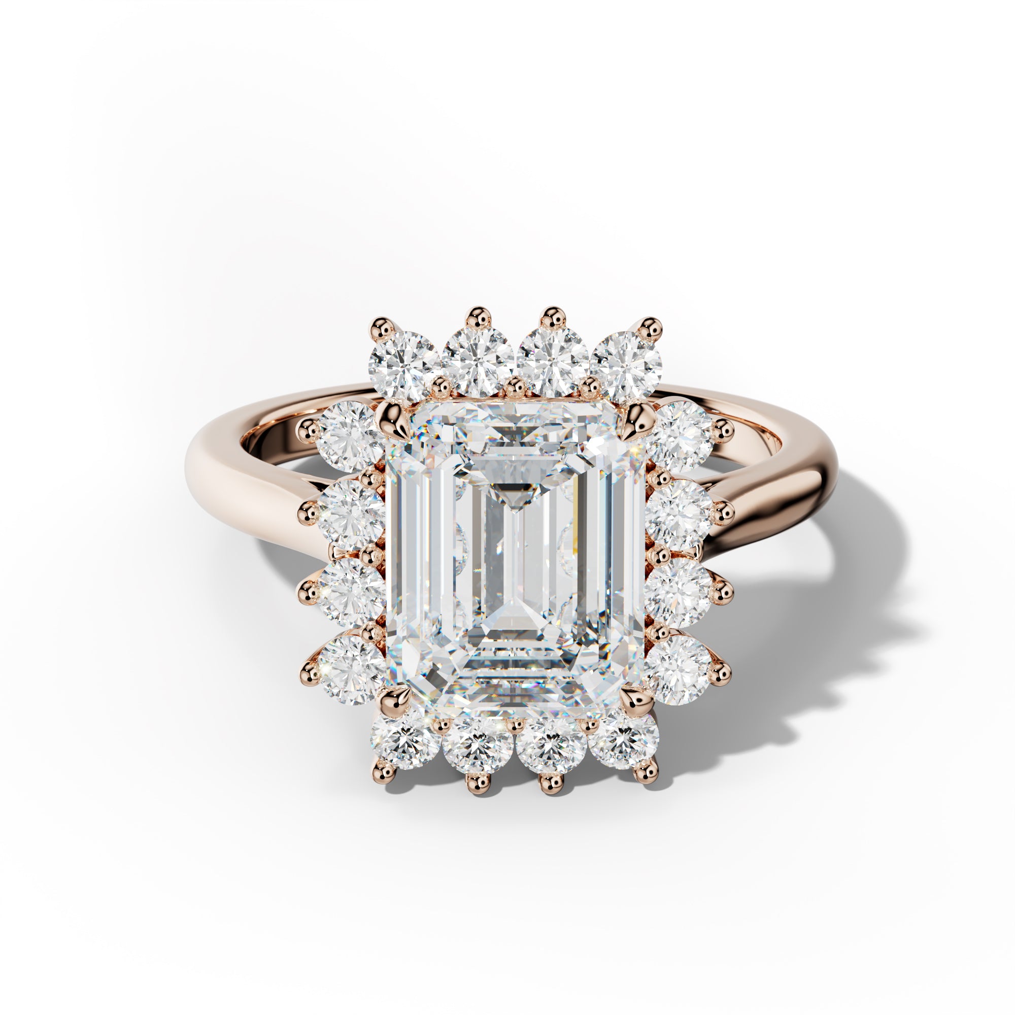 Lillian Emerald Cut Engagement Ring