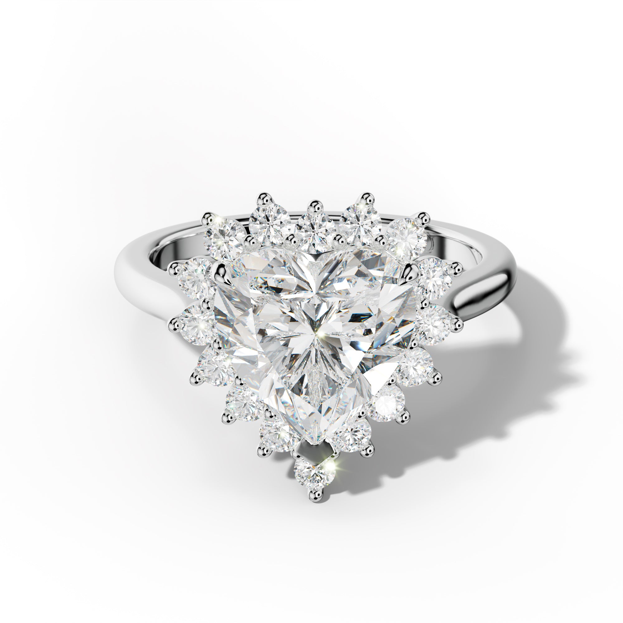 Lillian Heart Cut Engagement Ring