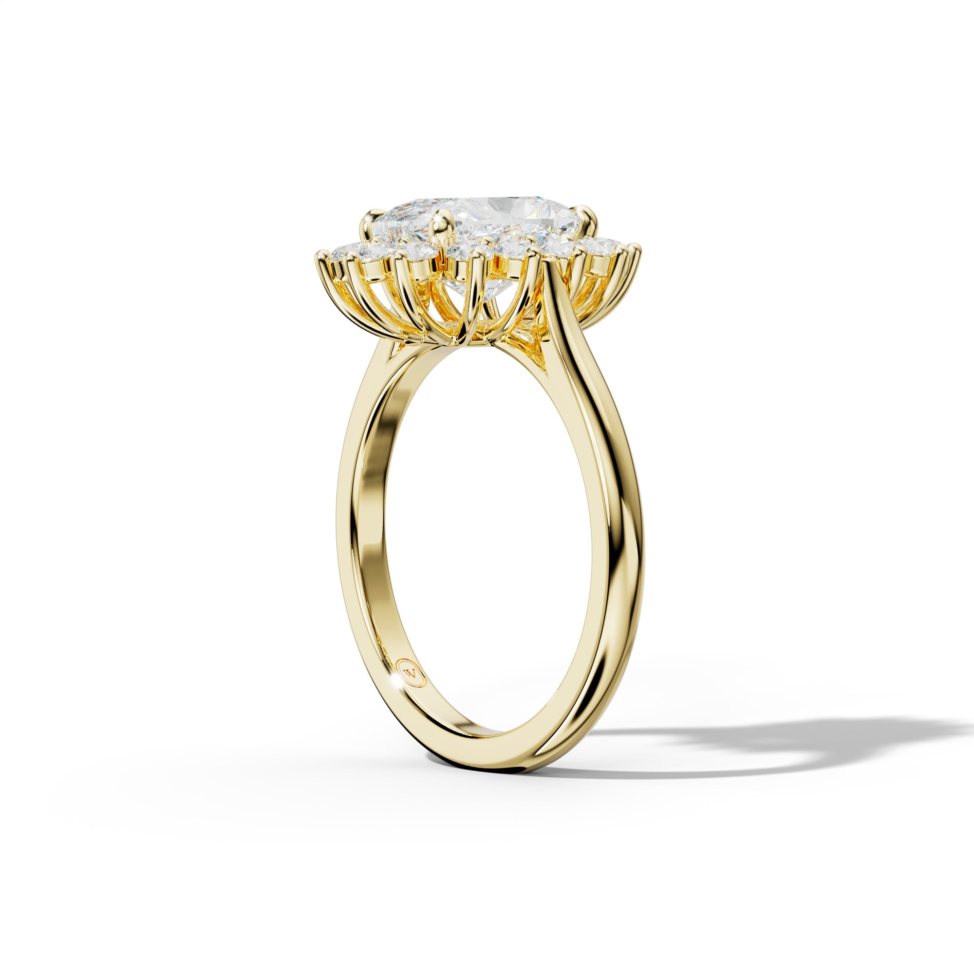 Lillian Elongated Cushion Cut Engagement Ring