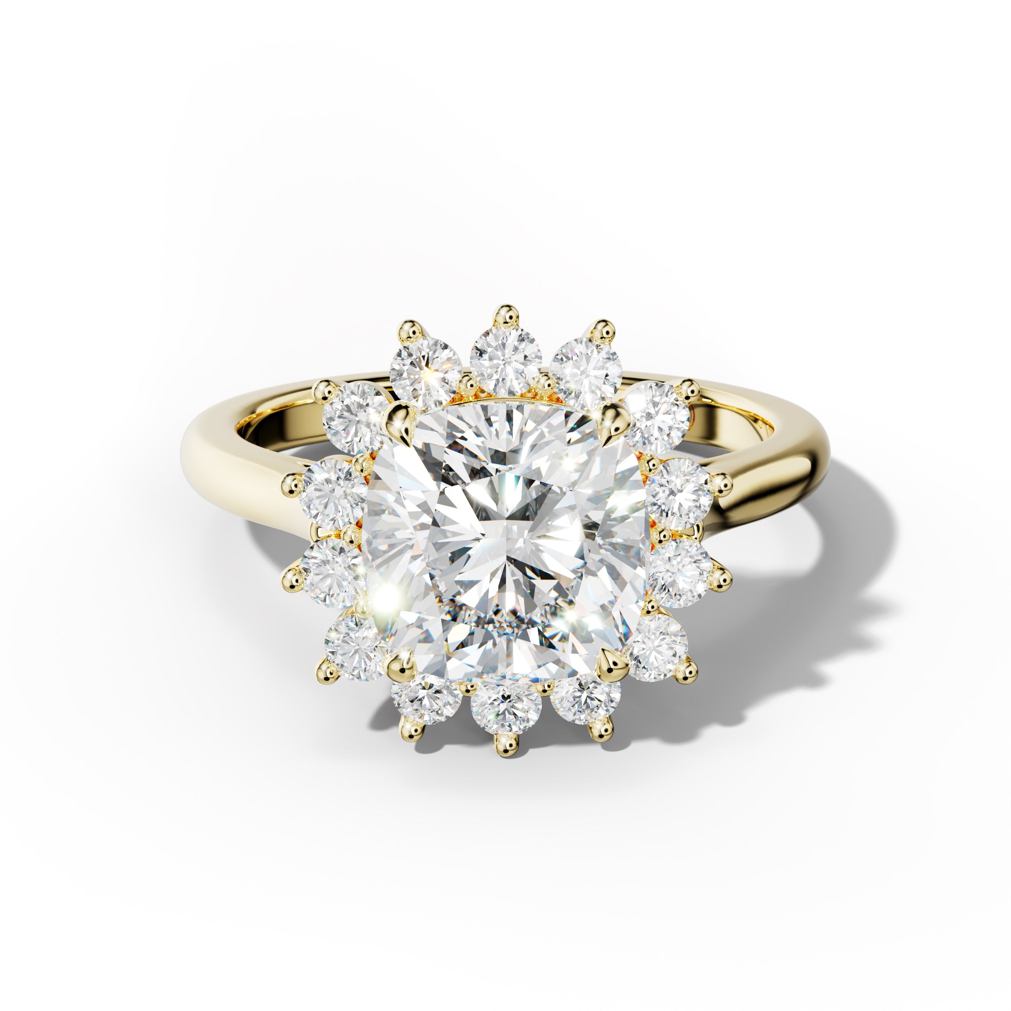Lillian Cushion Cut Engagement Ring