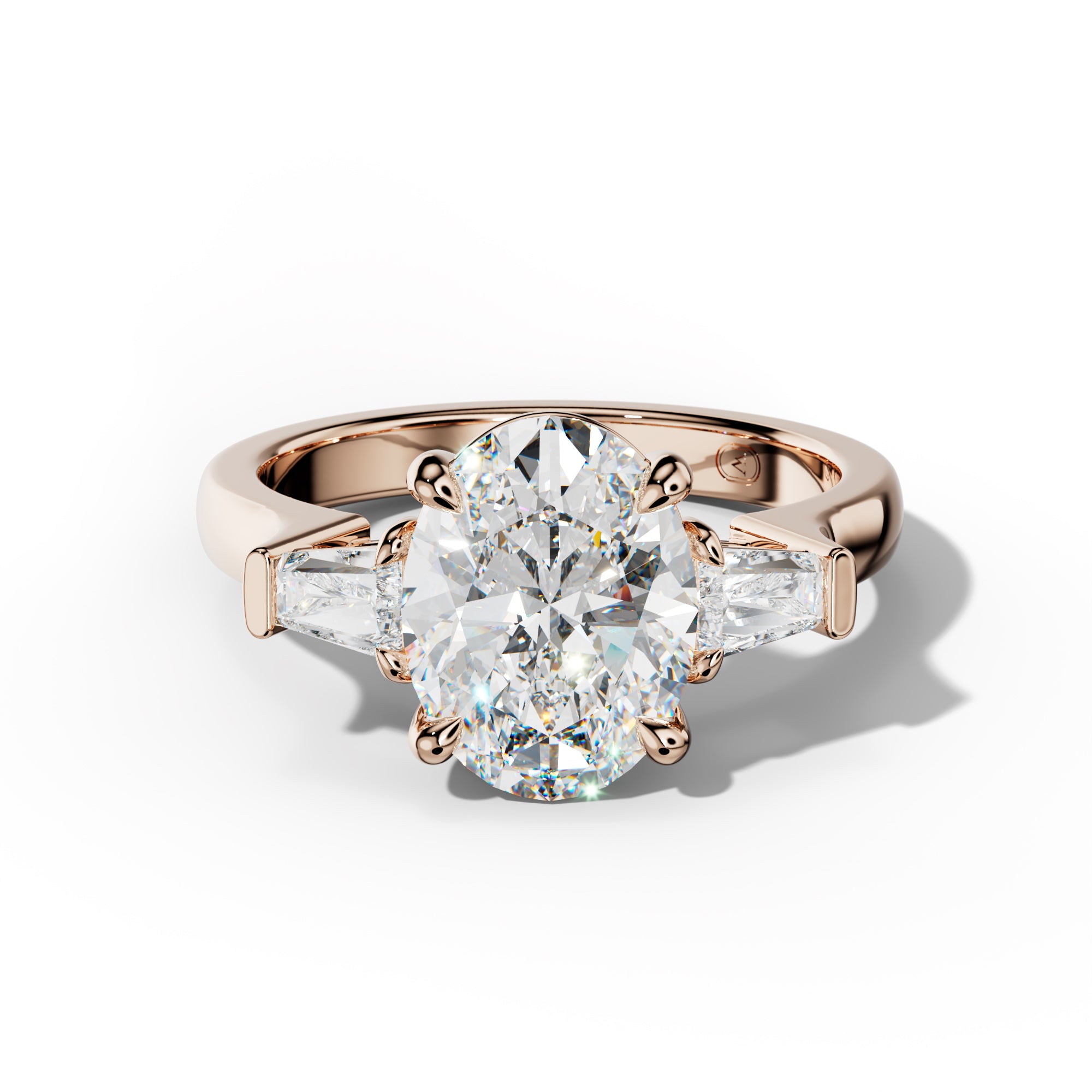 Zaria Oval Diamond Engagement Ring