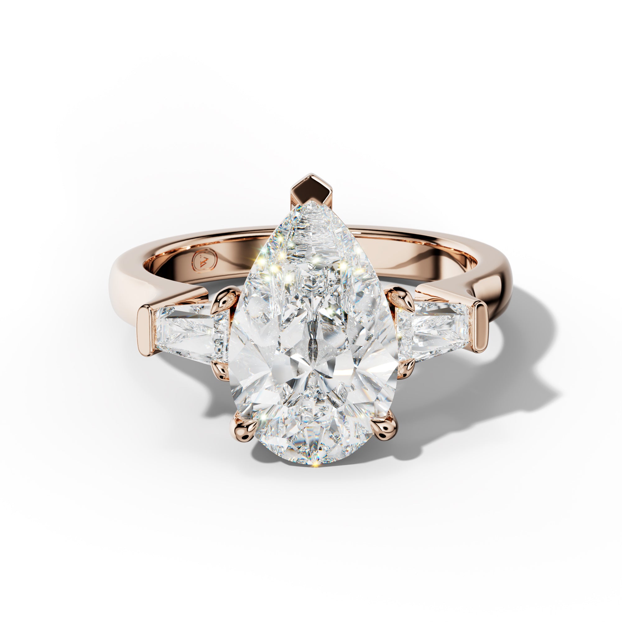 Zaria Pear Shape Engagement Ring