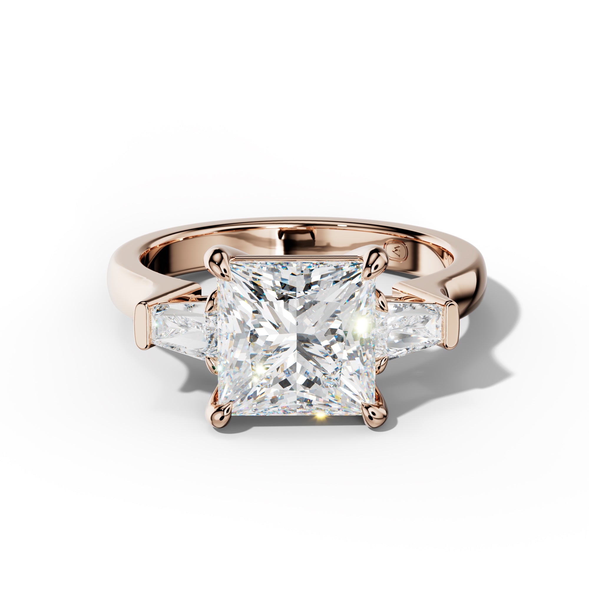 Zaria Princess Cut Engagement Ring
