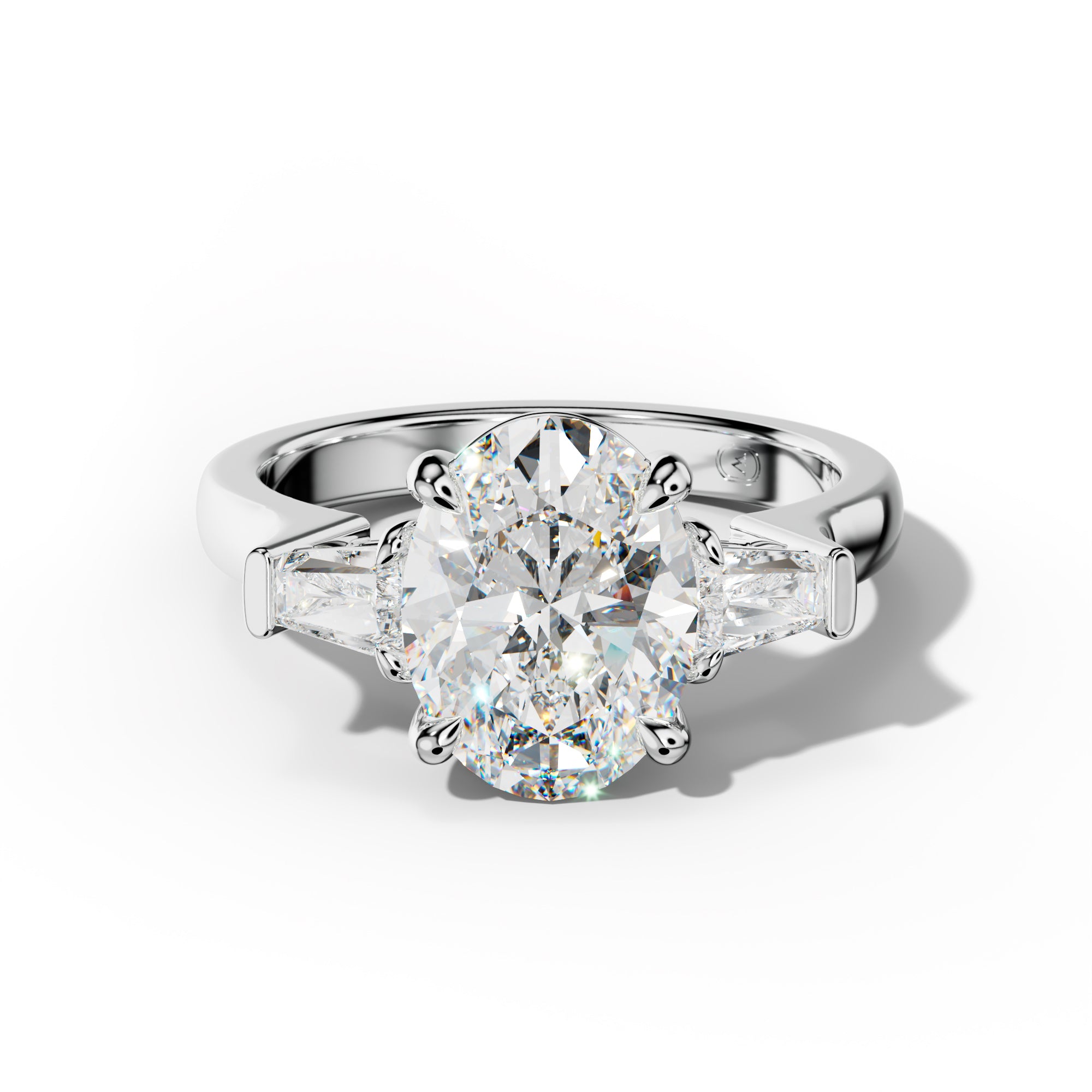 Zaria Oval Diamond Engagement Ring