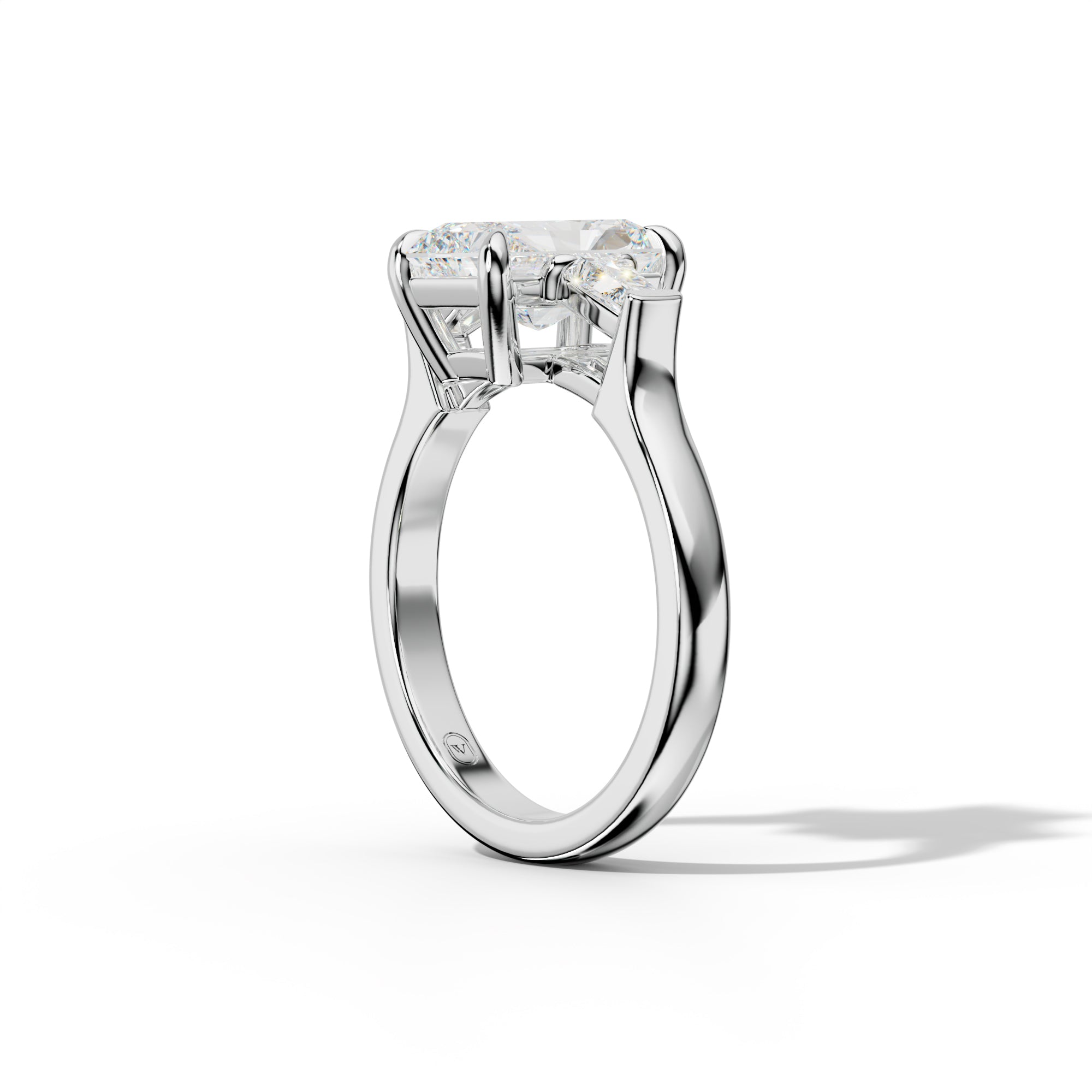 Zaria Radiant Cut Engagement Ring