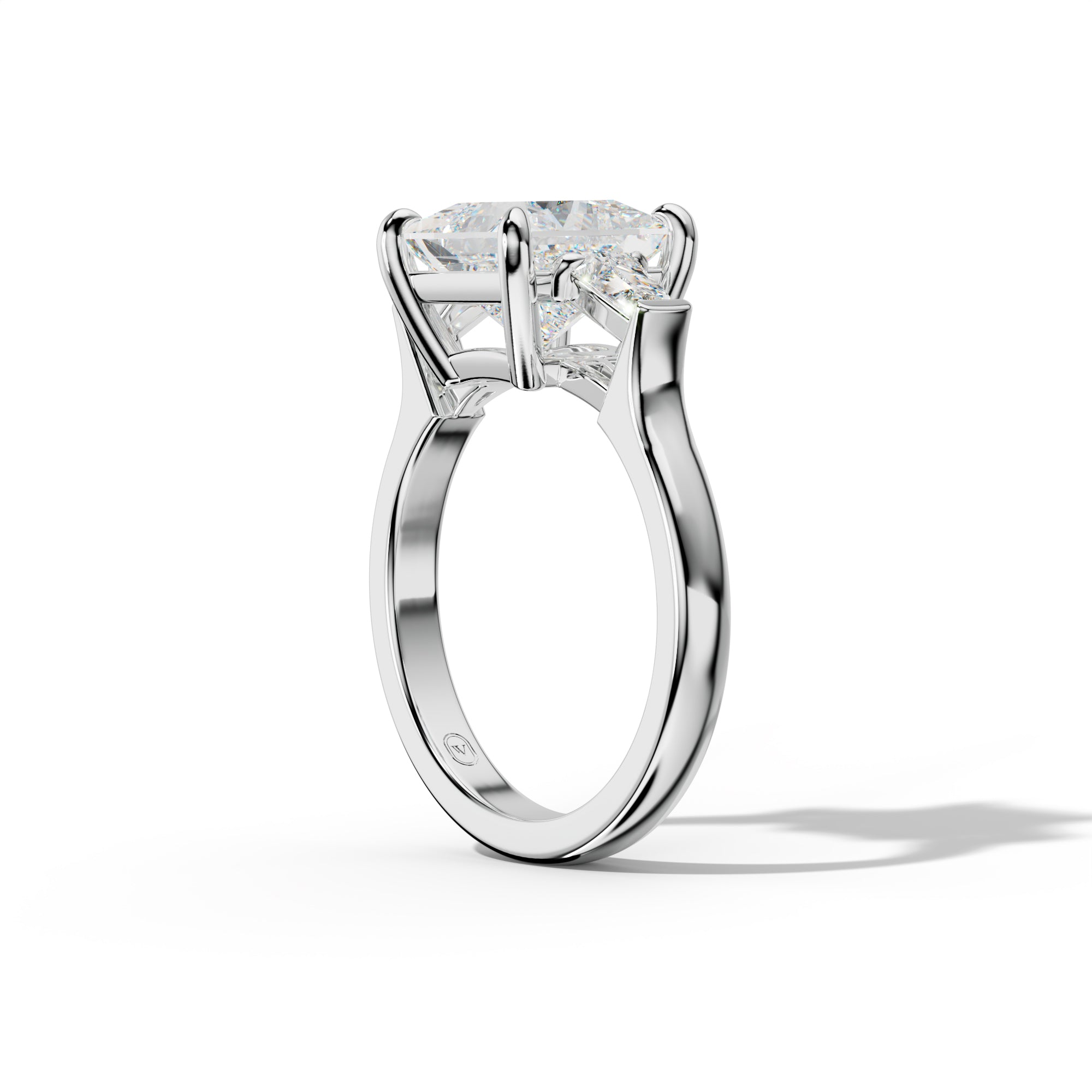 Zaria Princess Cut Engagement Ring