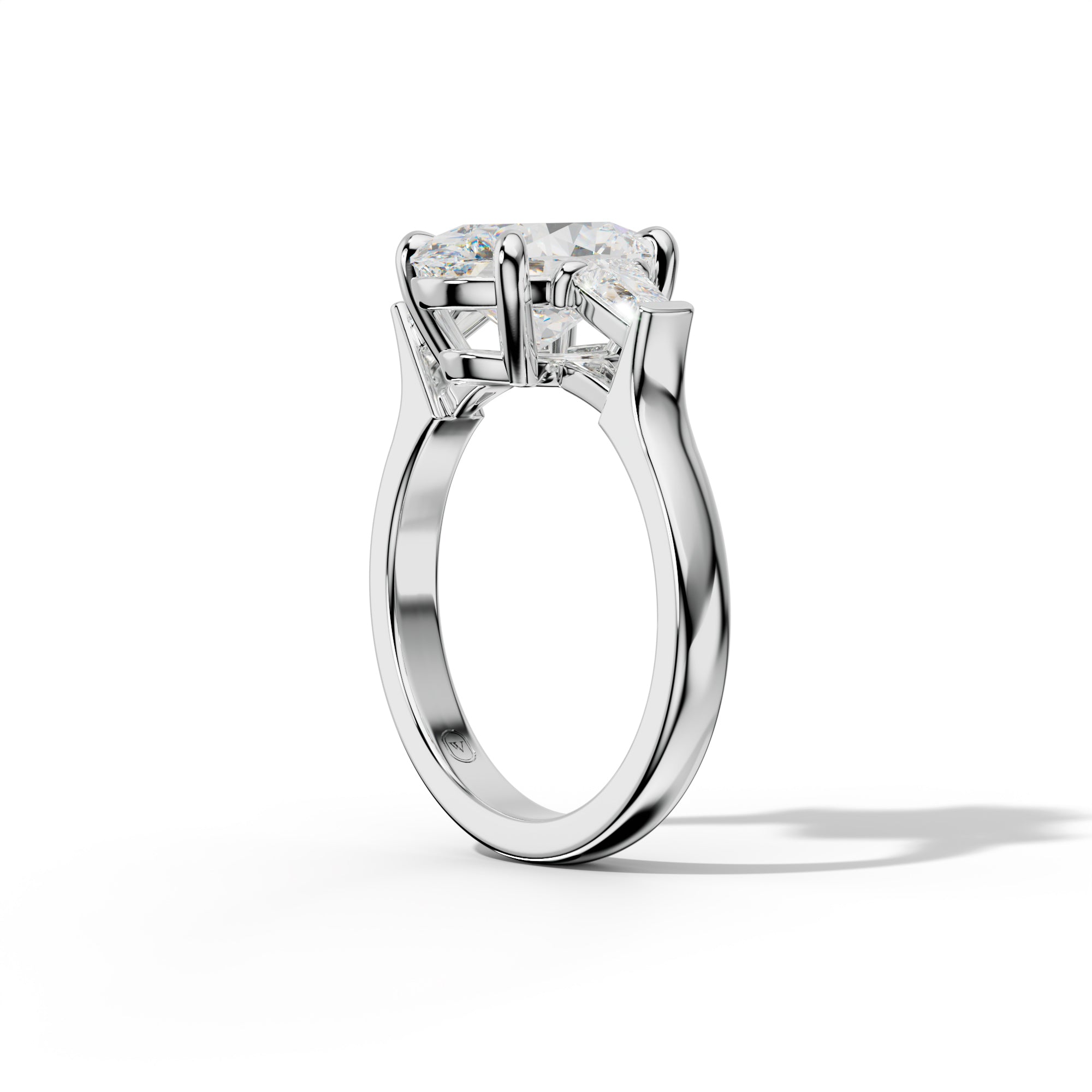 Zaria Oval Diamond Engagement Ring
