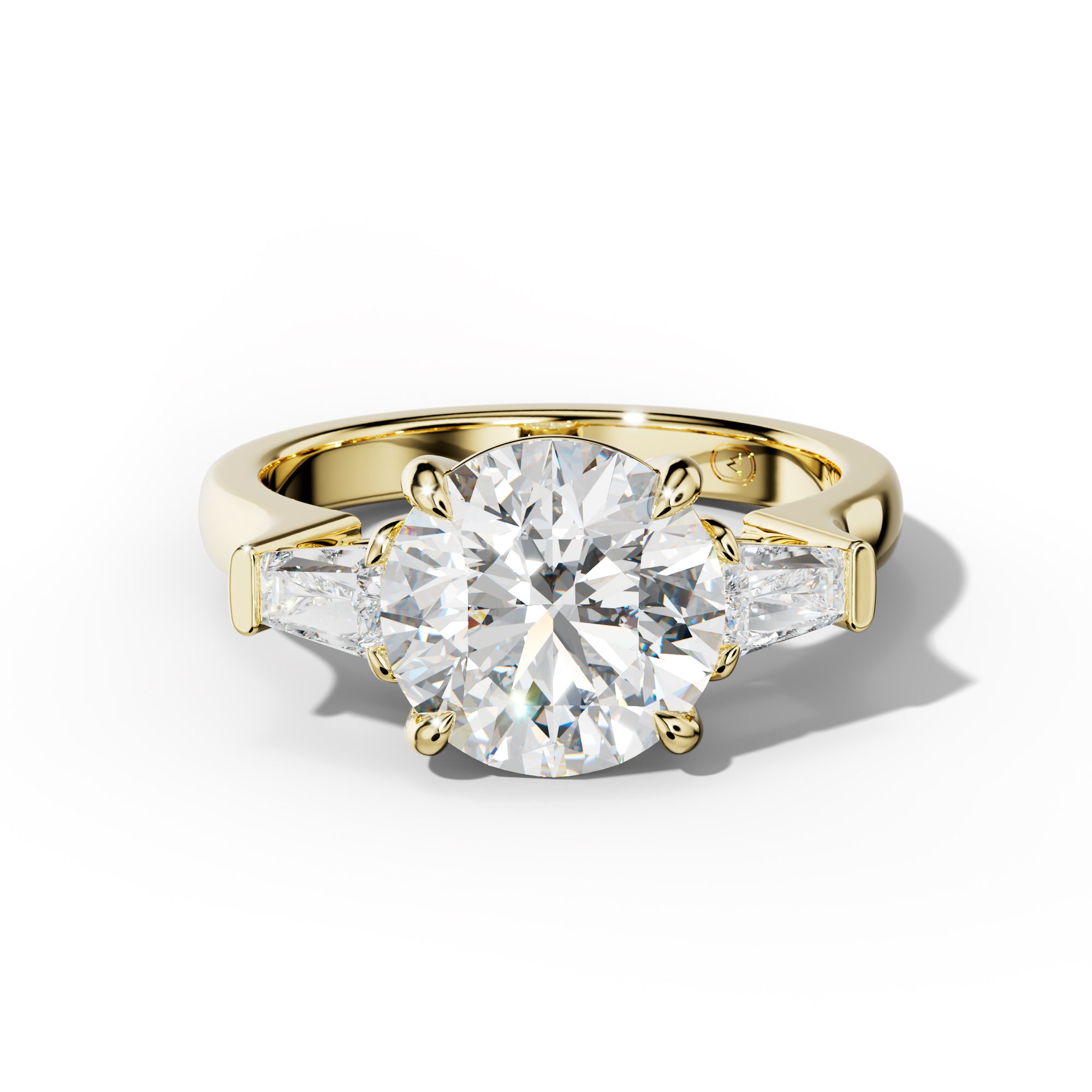 Zaria Round Diamond Engagement Ring