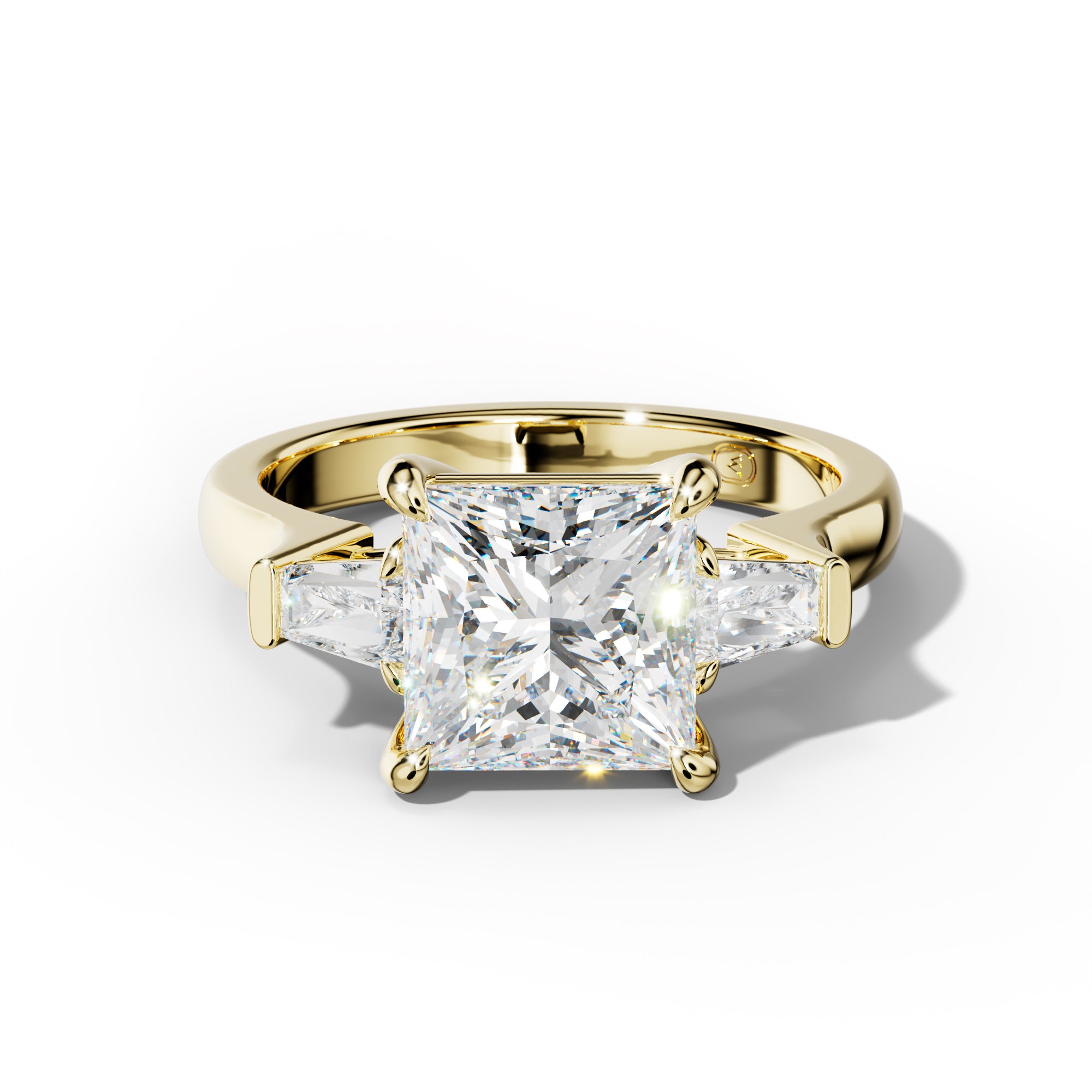 Zaria Princess Cut Engagement Ring