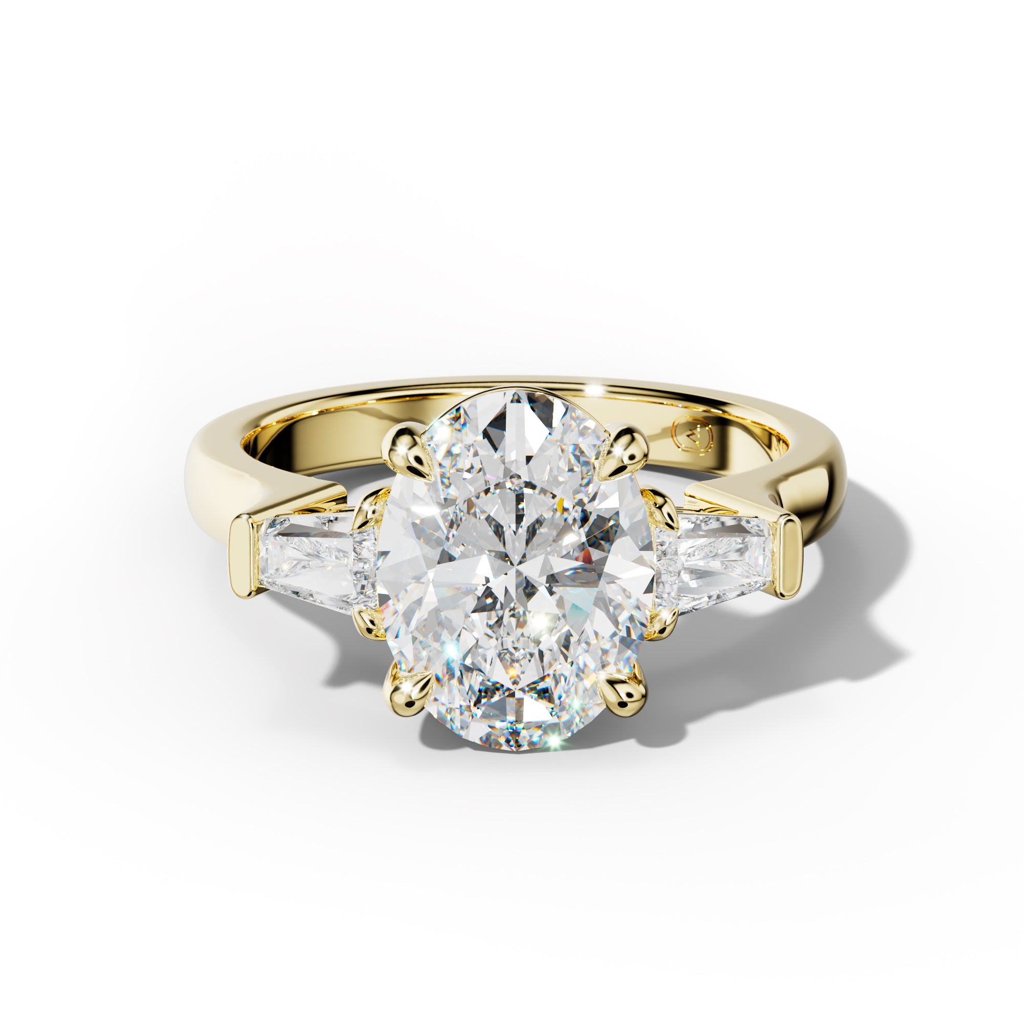 Zaria Oval Diamond Engagement Ring
