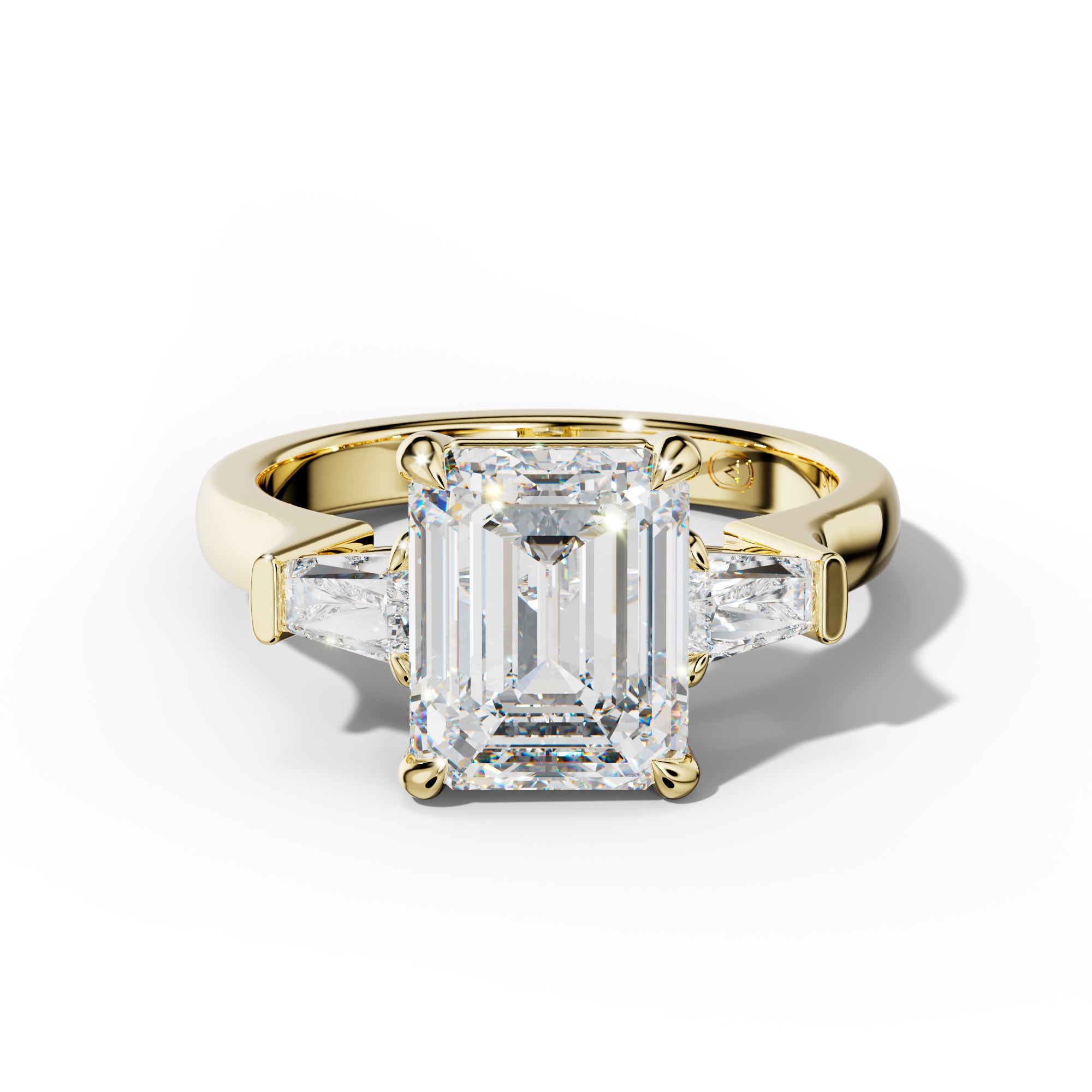 Zaria Emerald Cut Engagement Ring