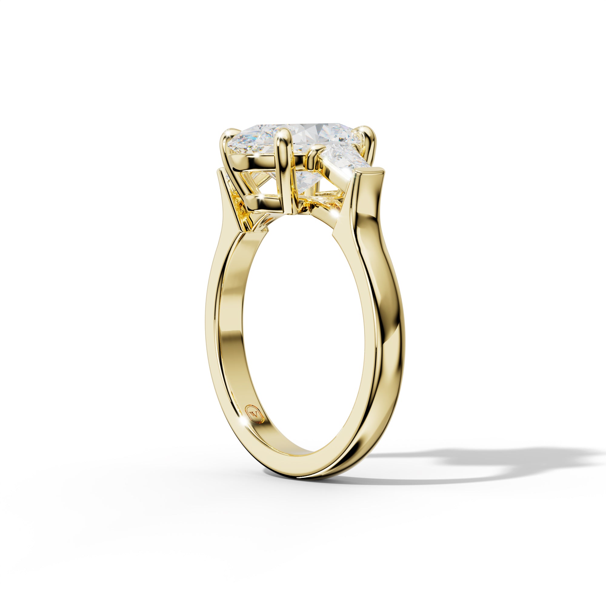Zaria Oval Diamond Engagement Ring