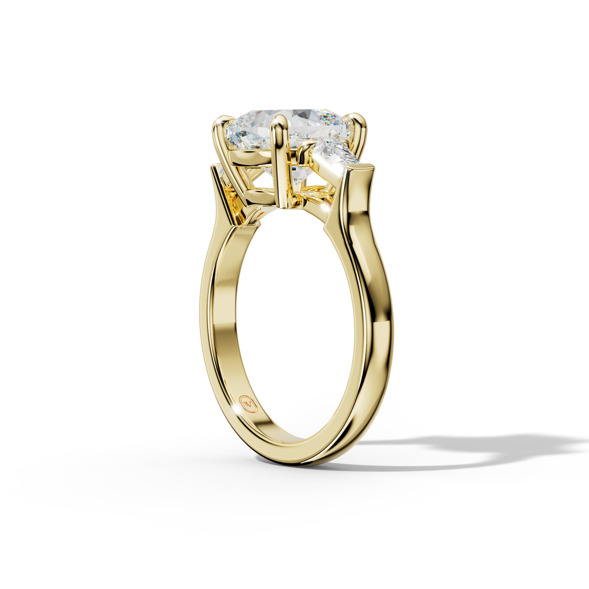 Zaria Cushion Cut Engagement Ring