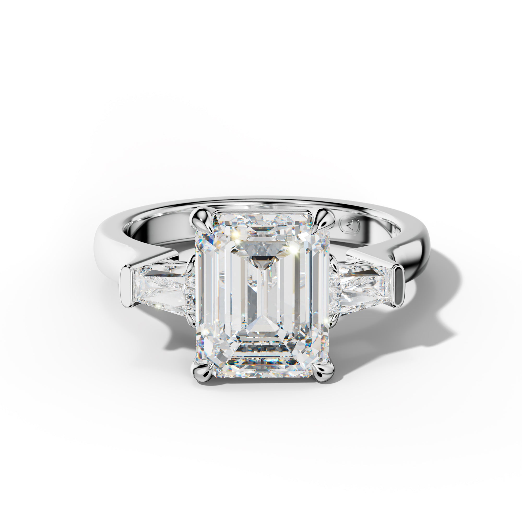 Zaria Emerald Cut Engagement Ring