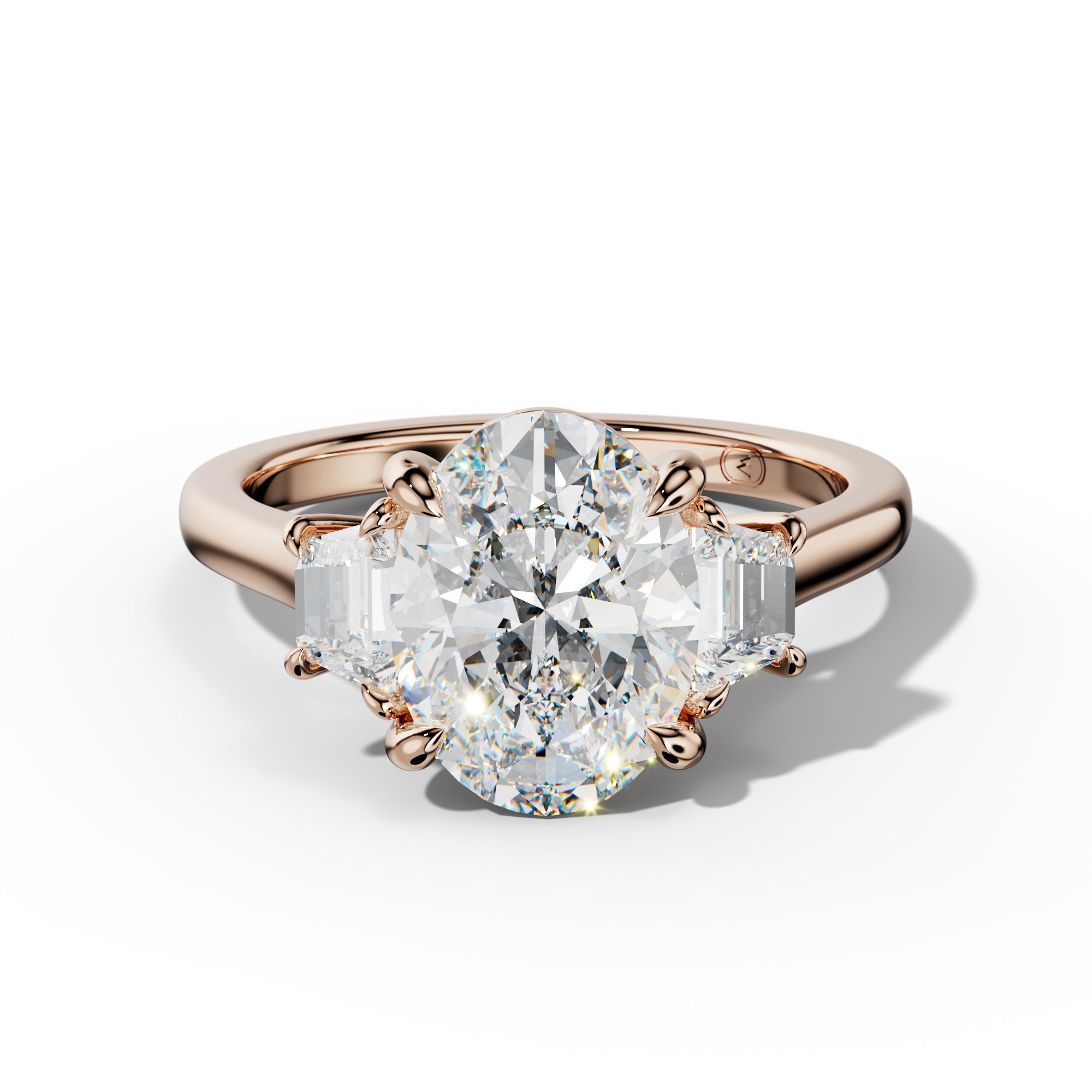Emery Oval Diamond Engagement Ring