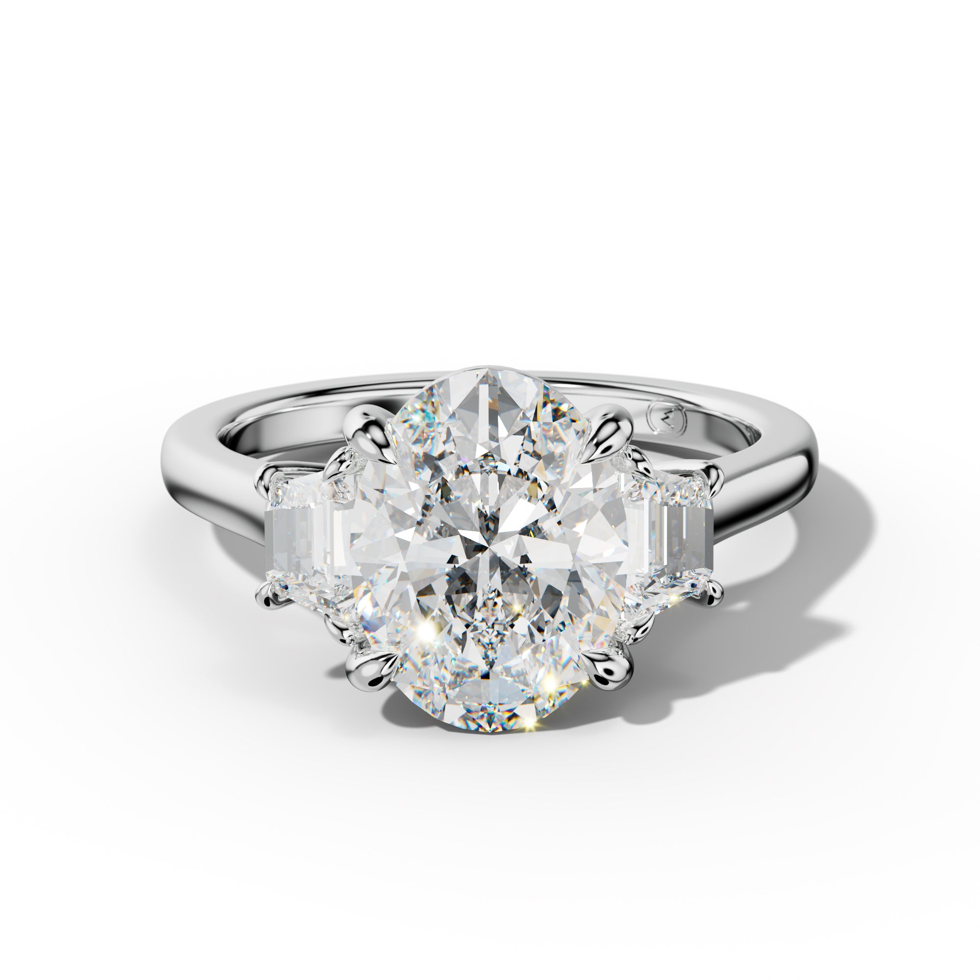 Emery Oval Diamond Engagement Ring