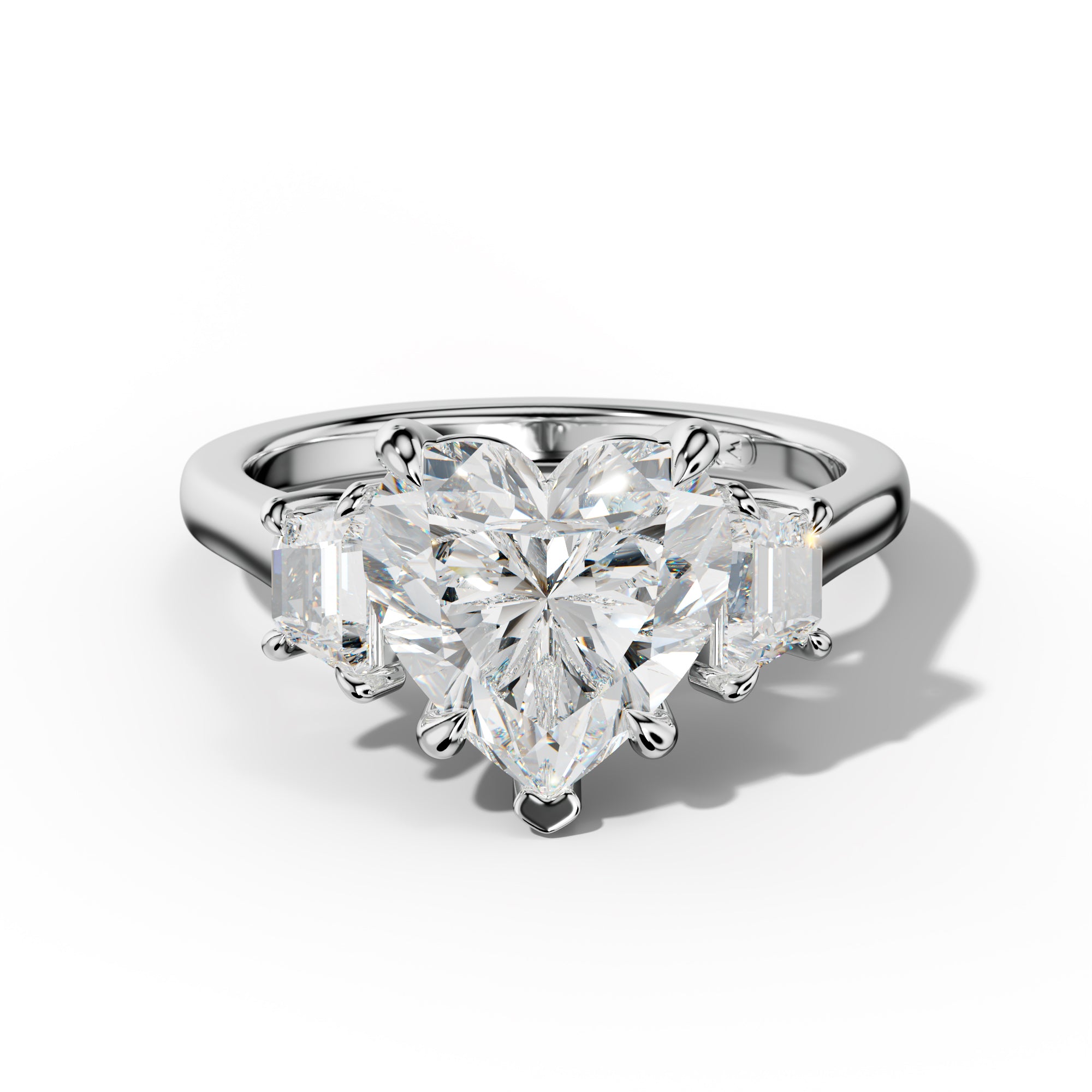 Emery Heart Cut Engagement Ring
