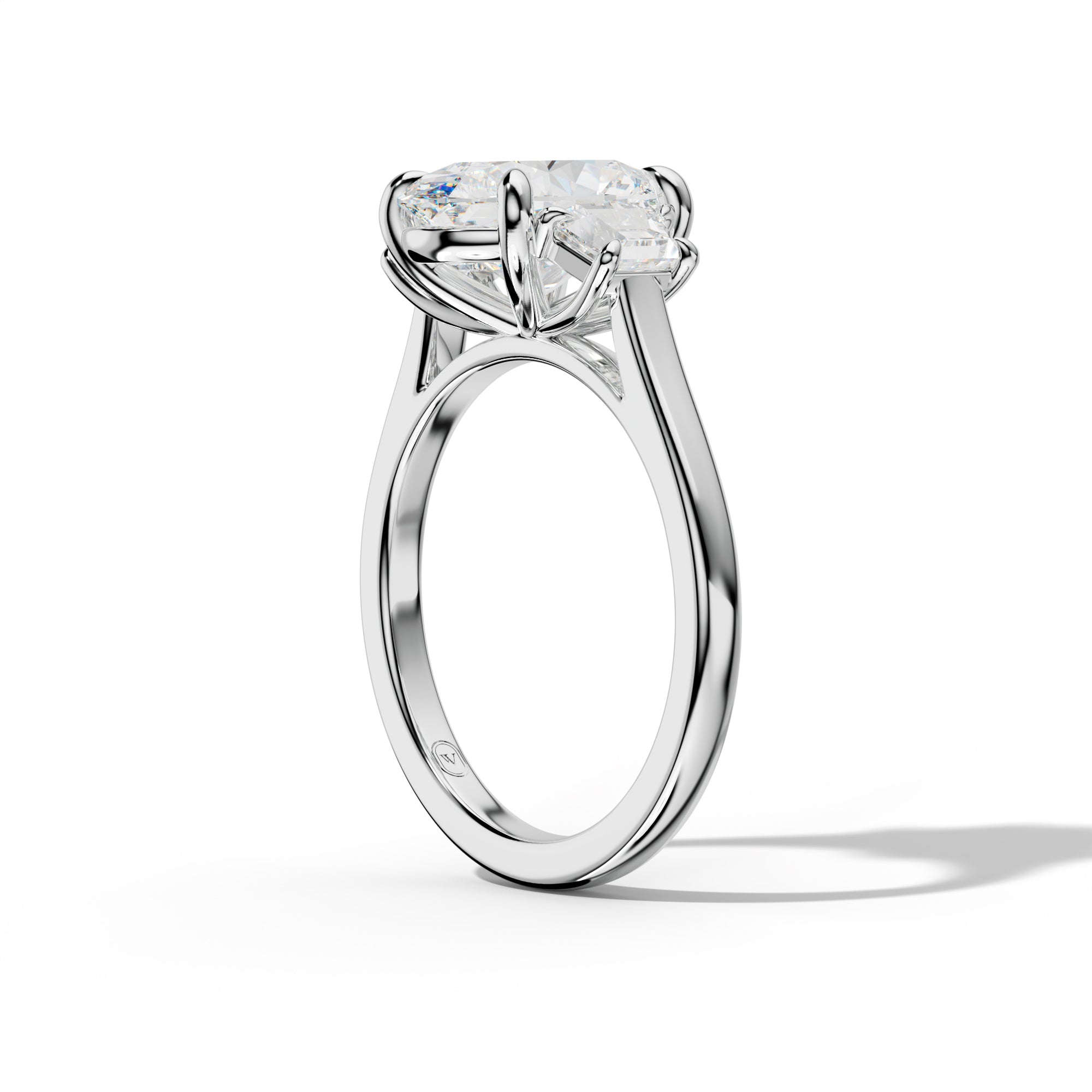 Emery Oval Diamond Engagement Ring