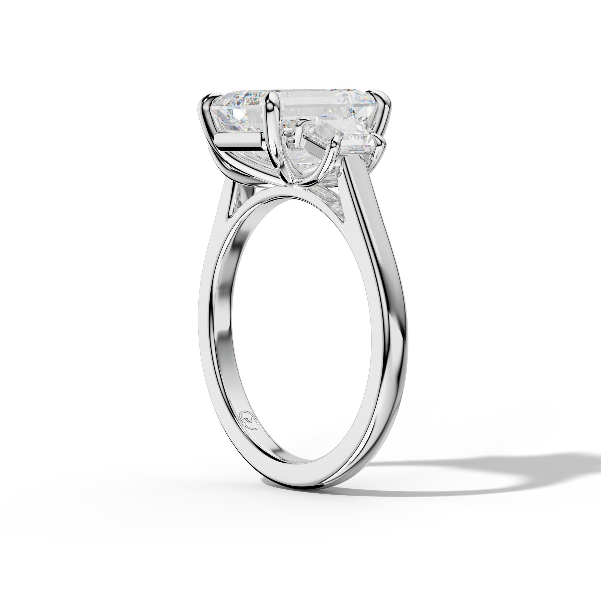 Emery Emerald Cut Engagement Ring