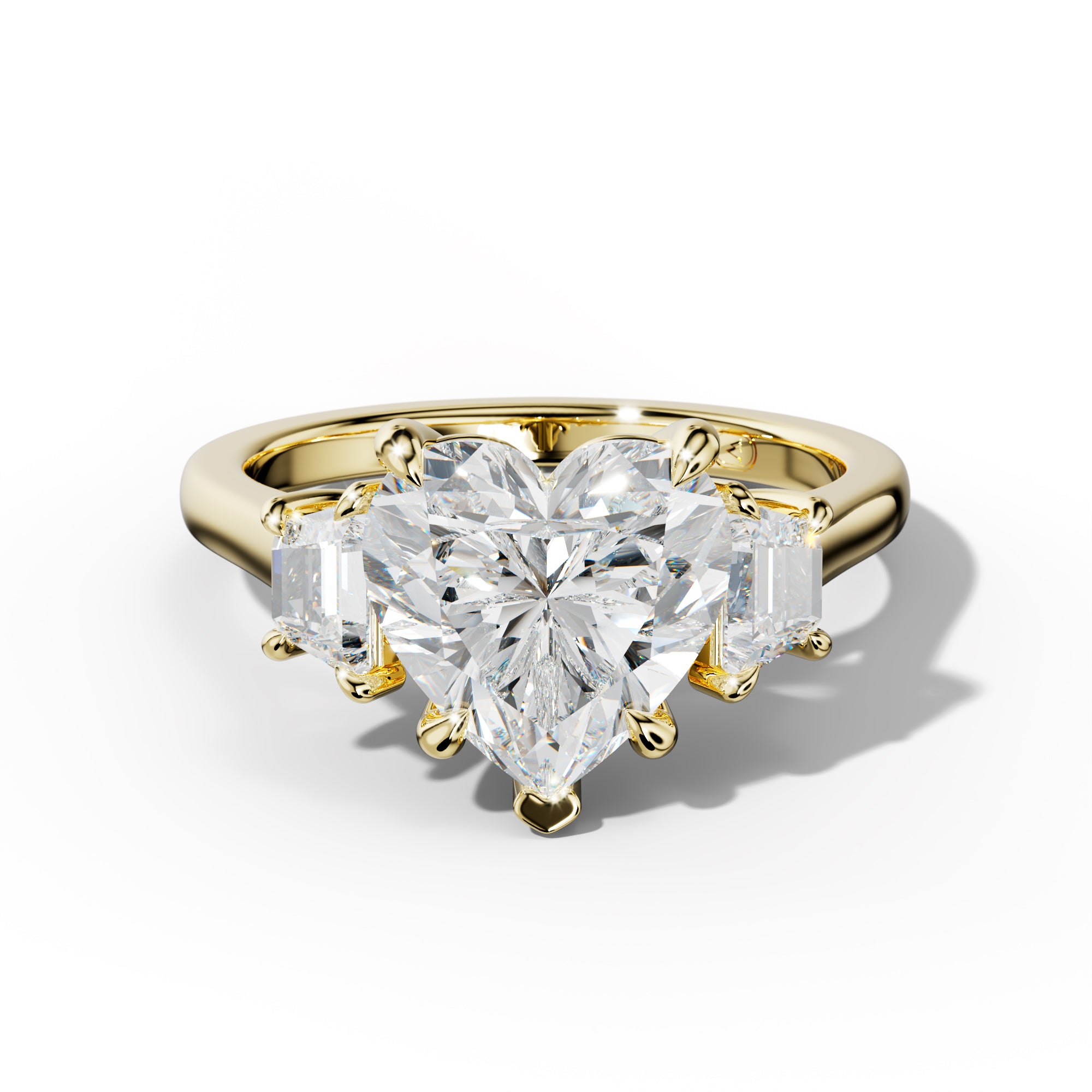 Emery Heart Cut Engagement Ring