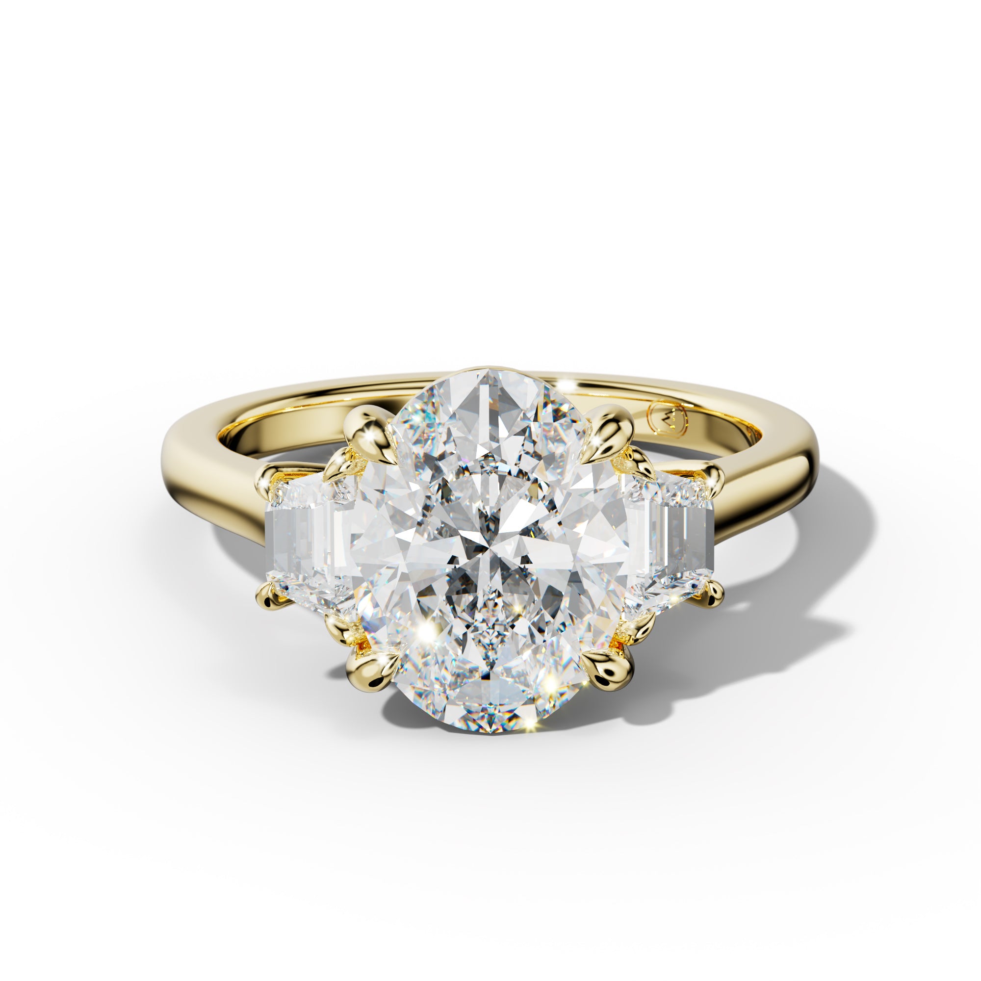 Emery Oval Diamond Engagement Ring