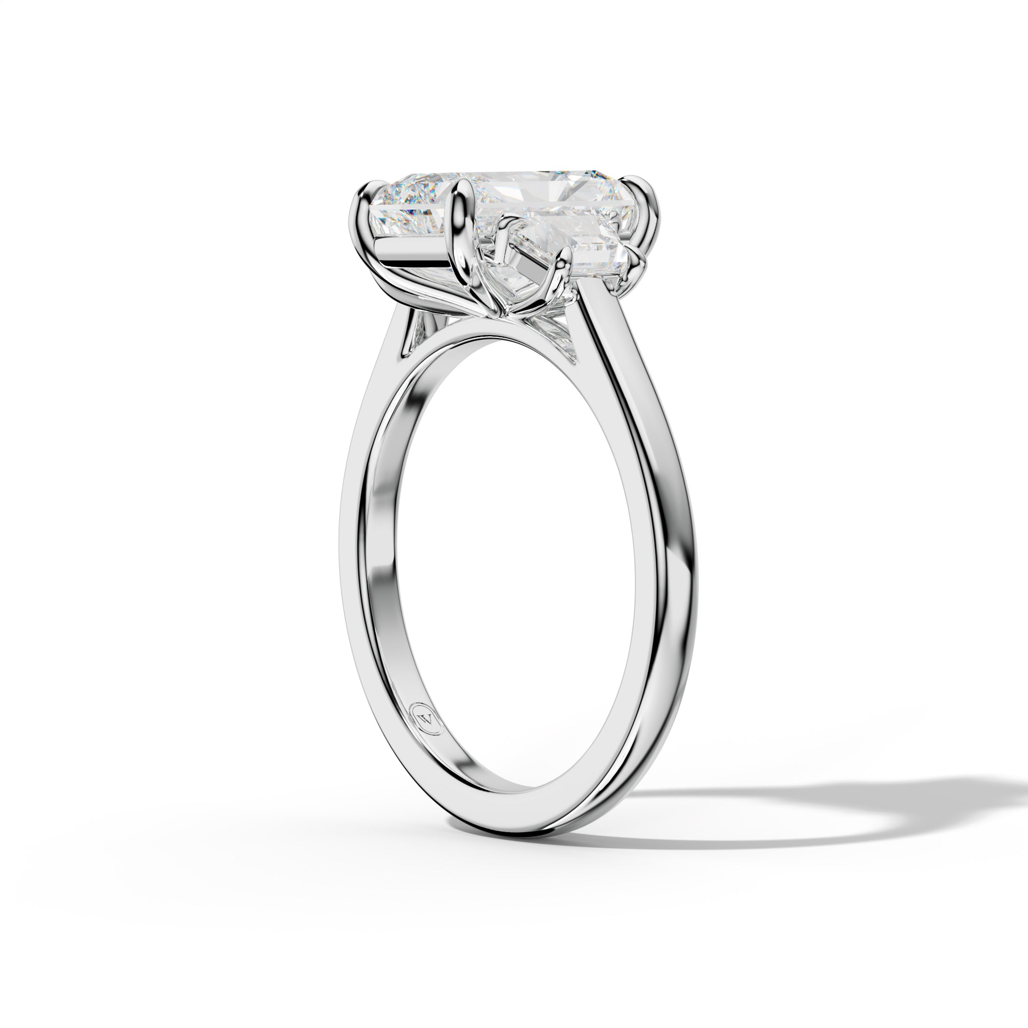 Emery Radiant Cut Engagement Ring
