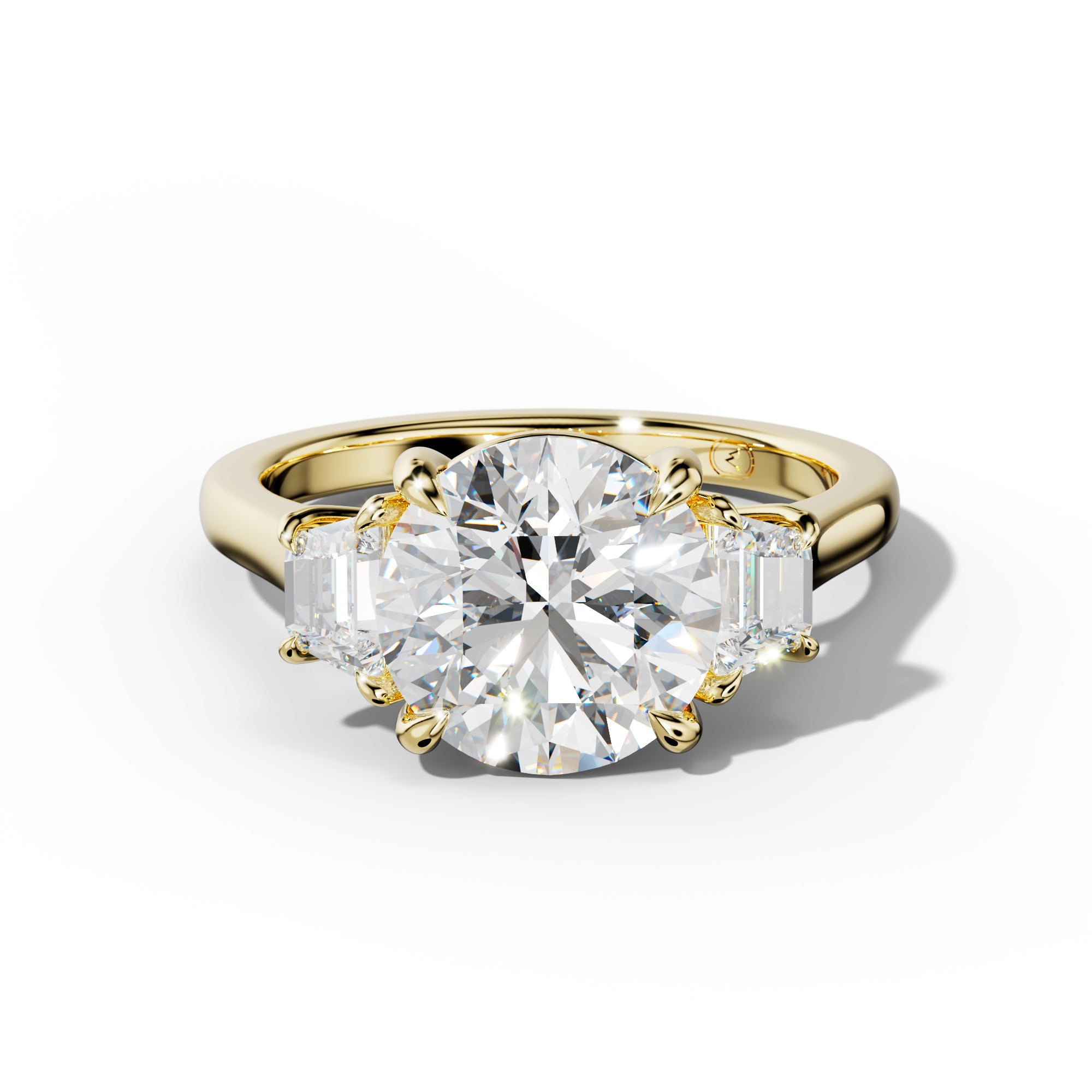 Emery Round Diamond Engagement Ring