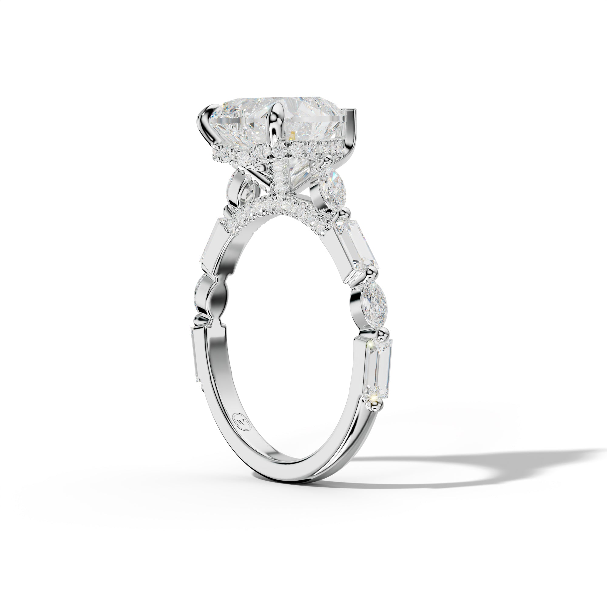 Clara Heart Cut Engagement Ring