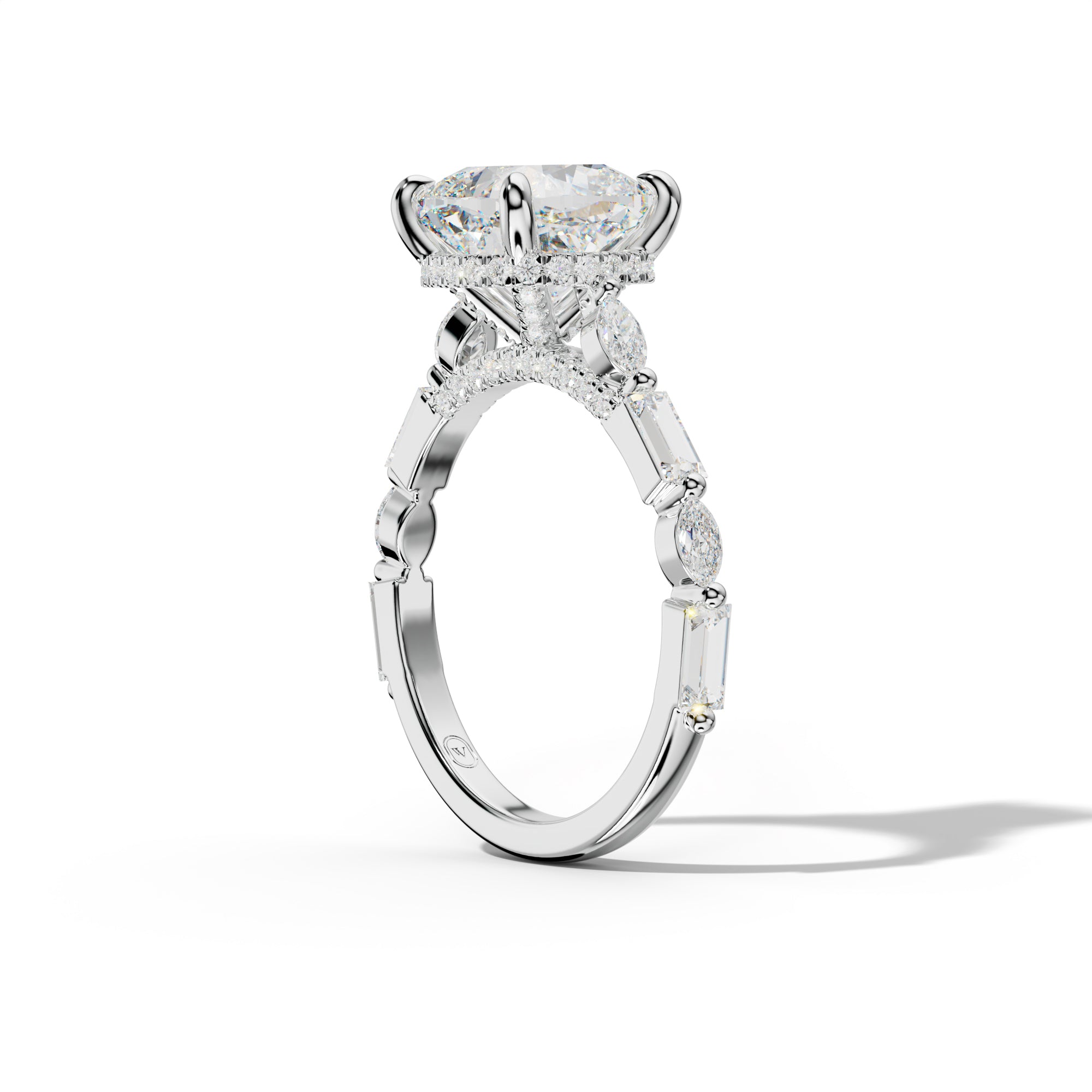 Clara Cushion Cut Engagement Ring