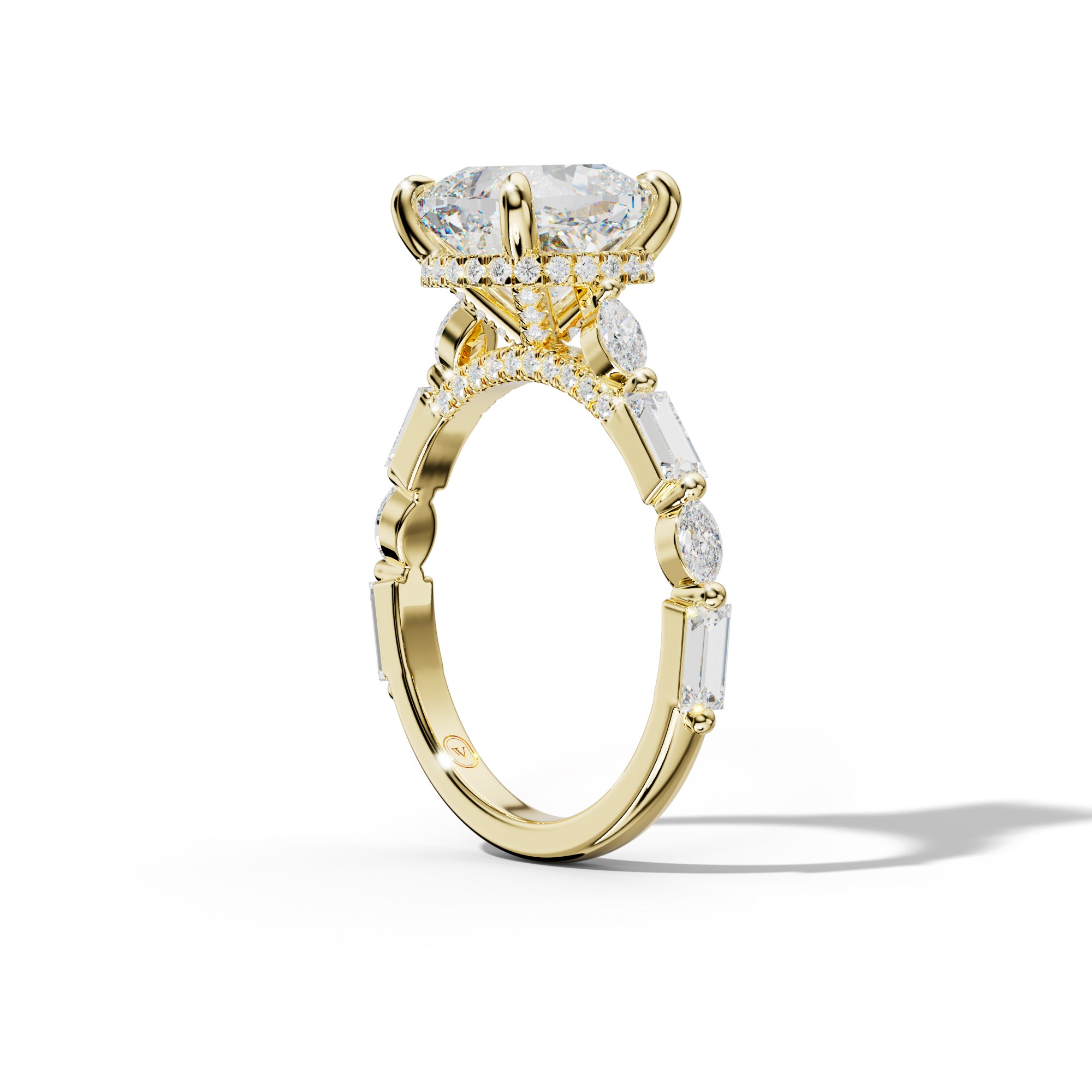 Clara Cushion Cut Engagement Ring
