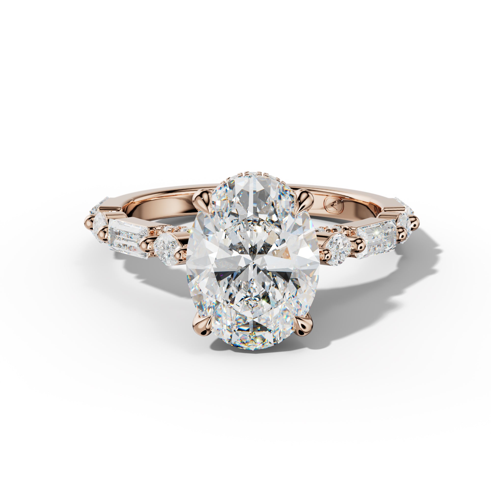 Clara Oval Diamond Engagement Ring