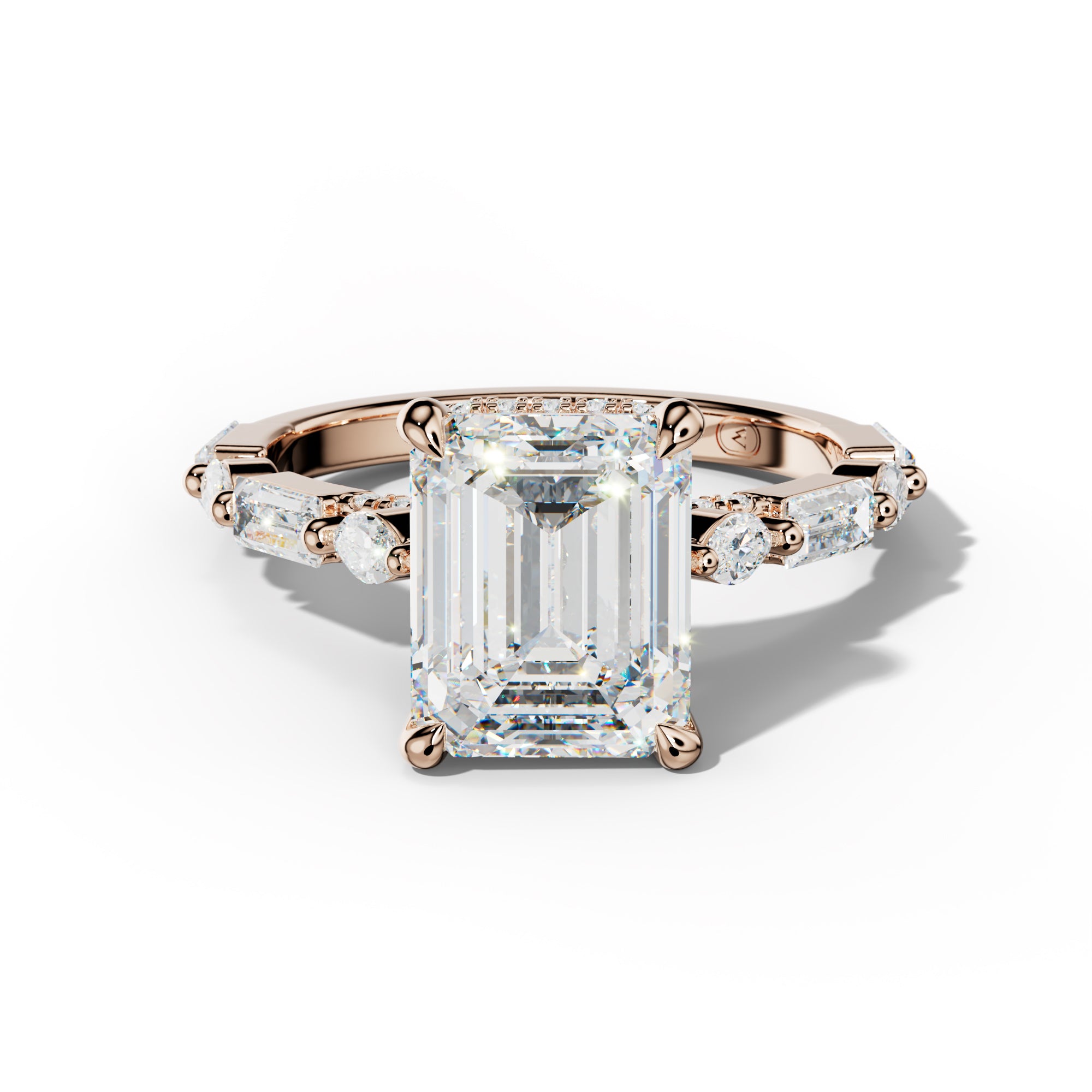 Clara Emerald Cut Engagement Ring