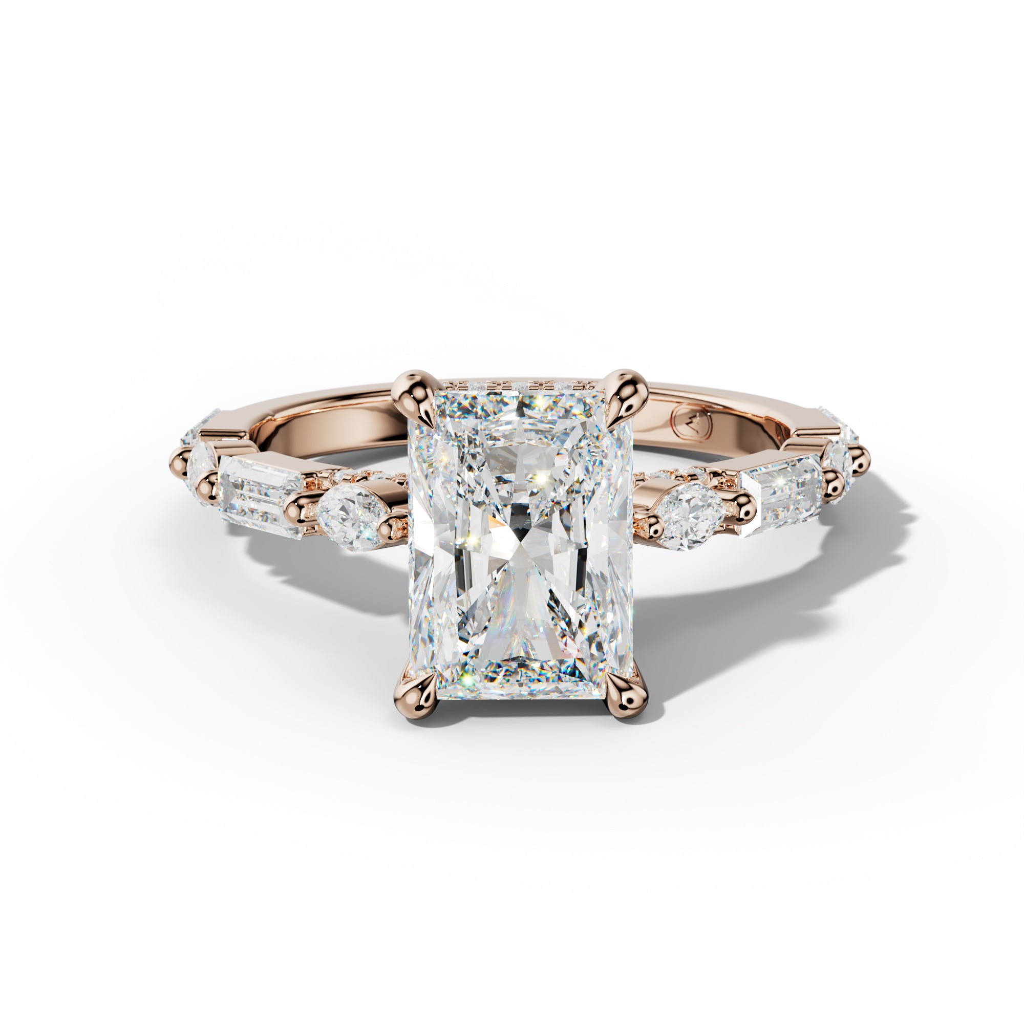 Clara Radiant Cut Engagement Ring