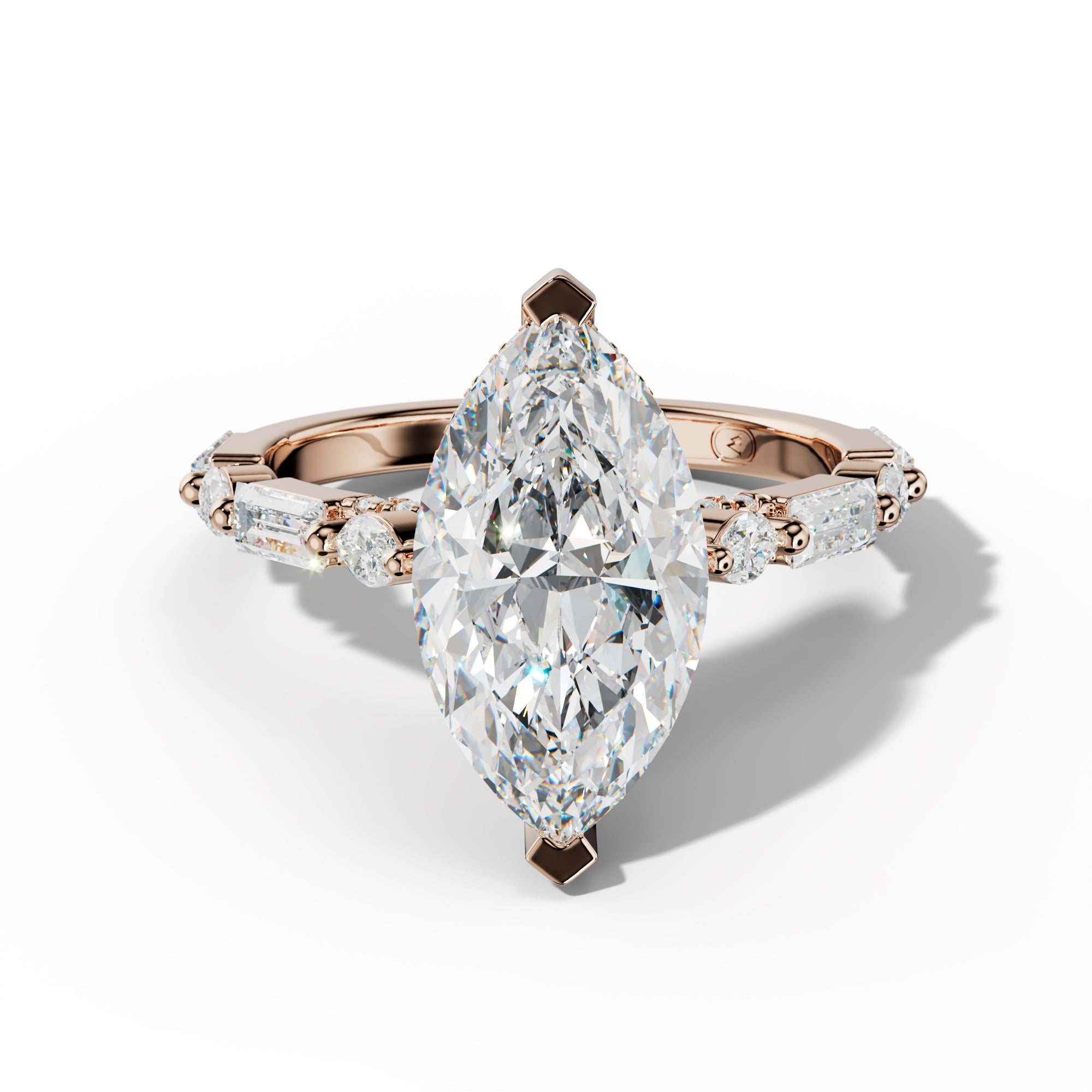 Clara Marquise Cut Engagement Ring