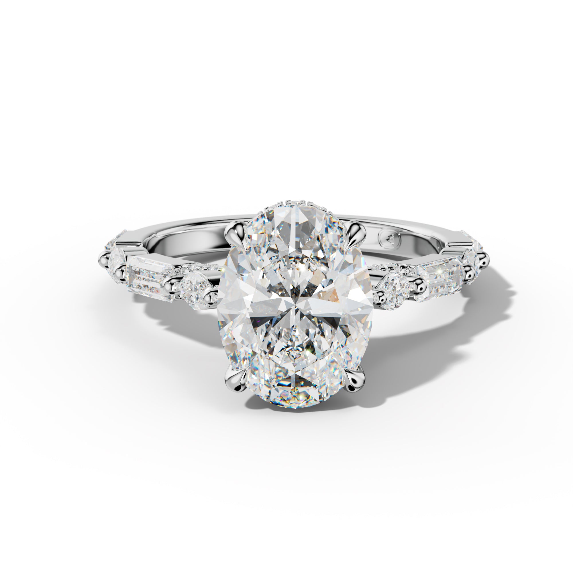 Clara Oval Diamond Engagement Ring
