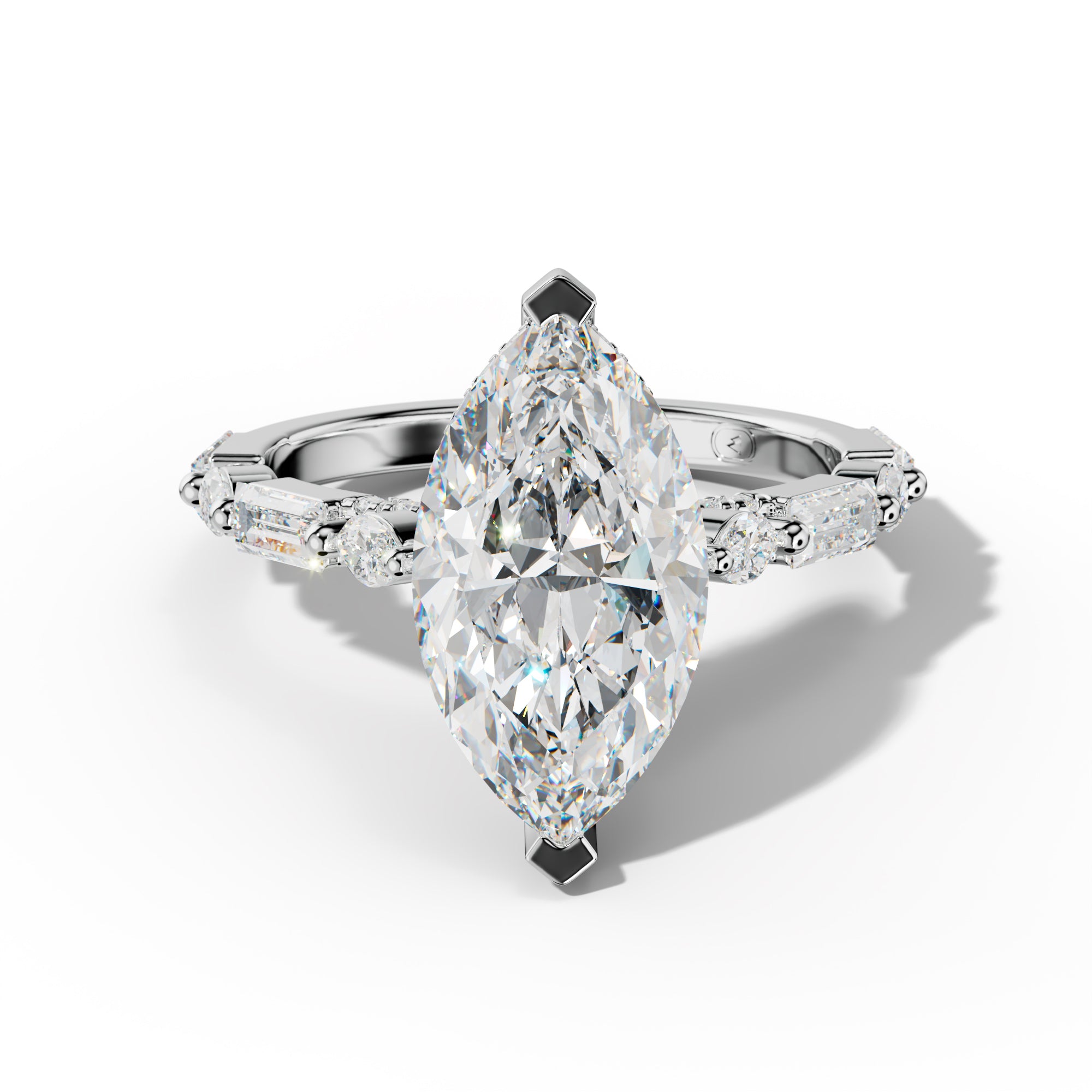 Clara Marquise Cut Engagement Ring
