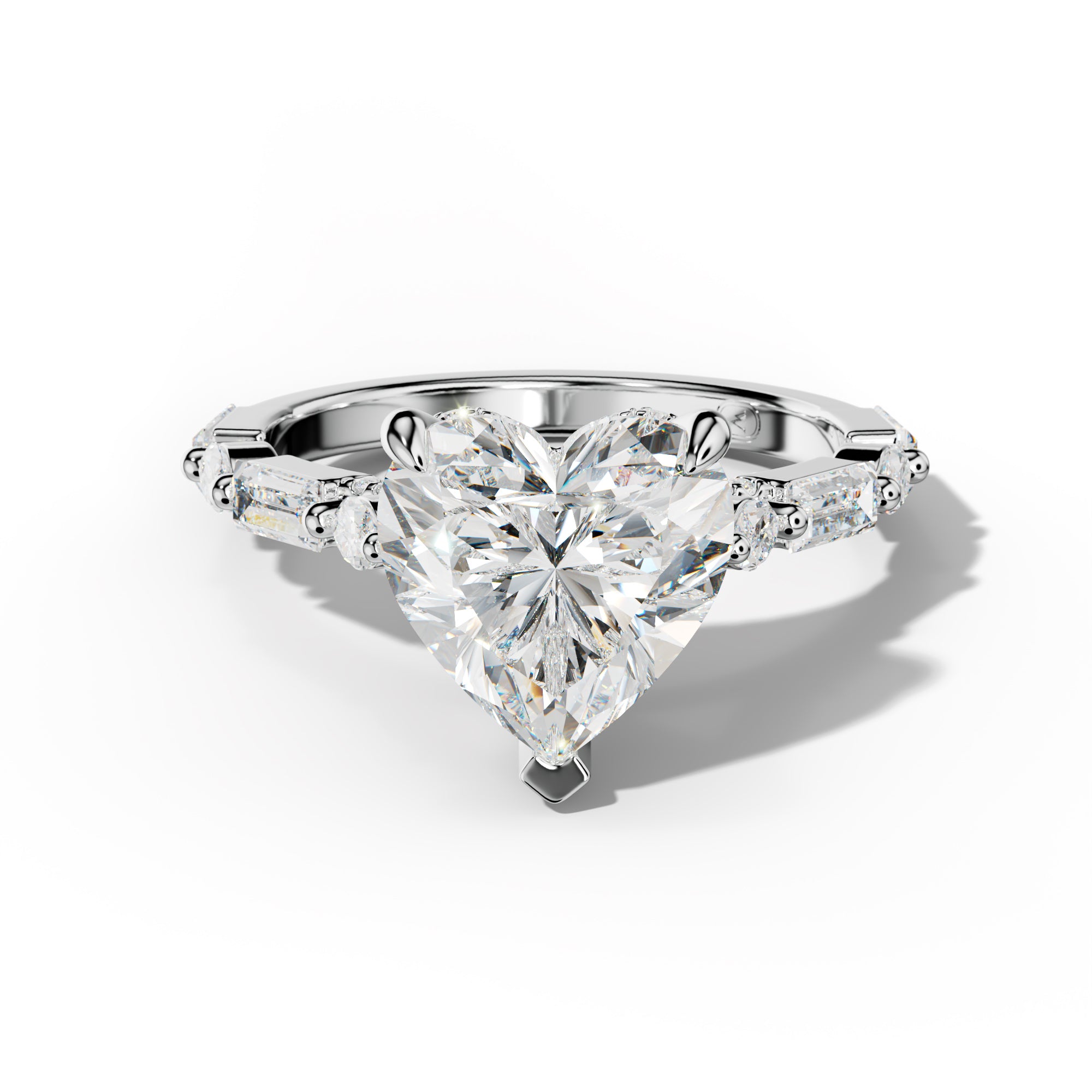 Clara Heart Cut Engagement Ring