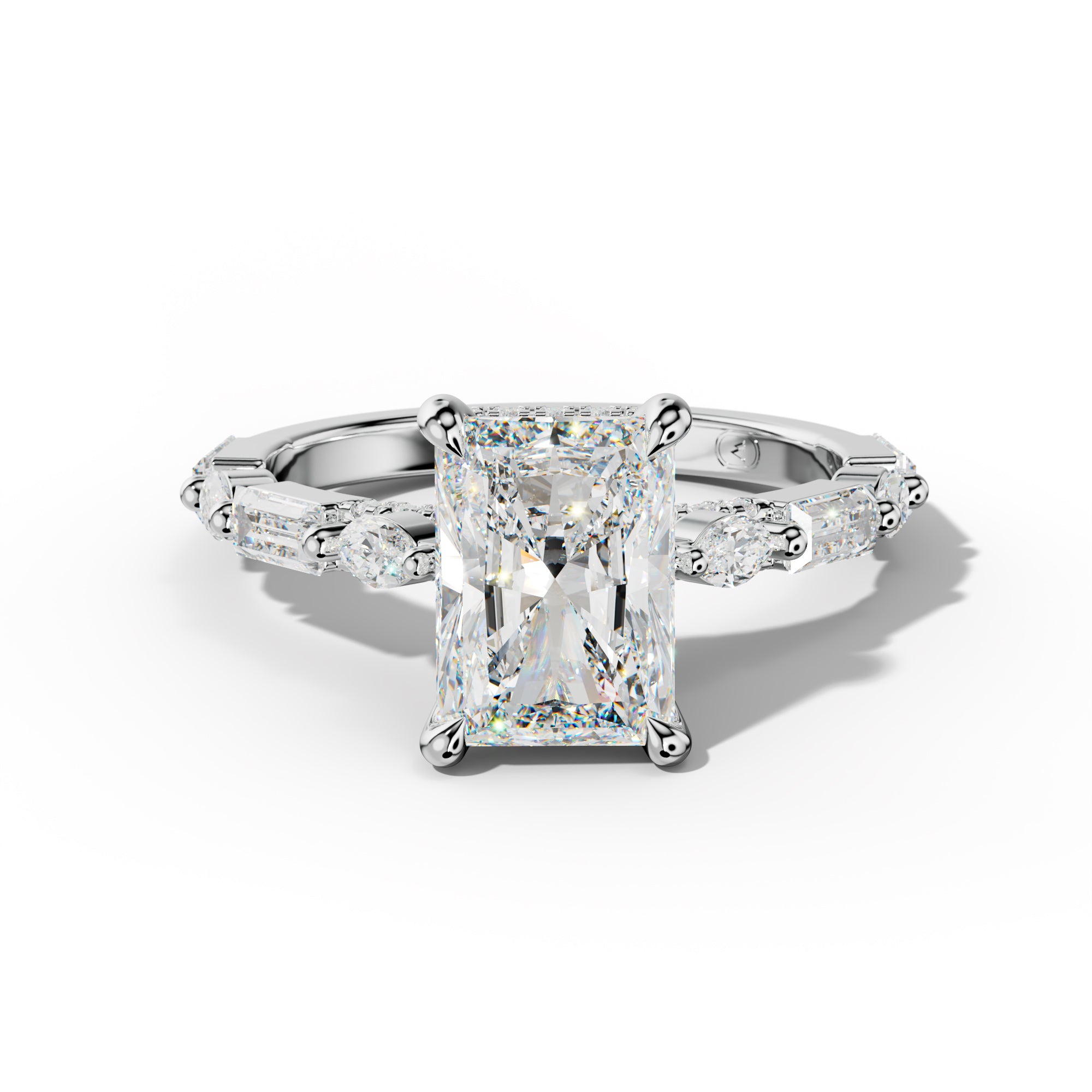 Clara Radiant Cut Engagement Ring
