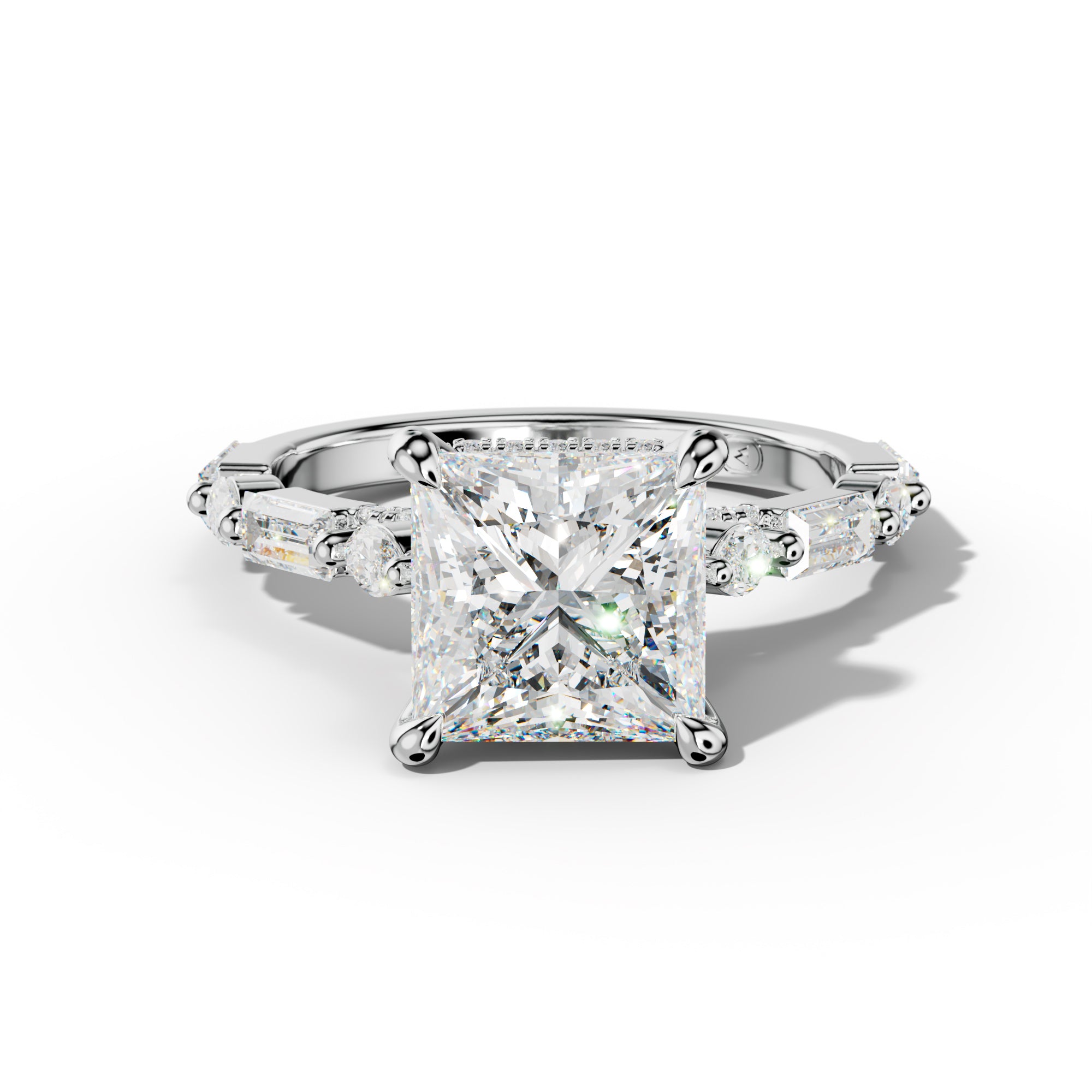 Clara Princess Cut Engagement Ring