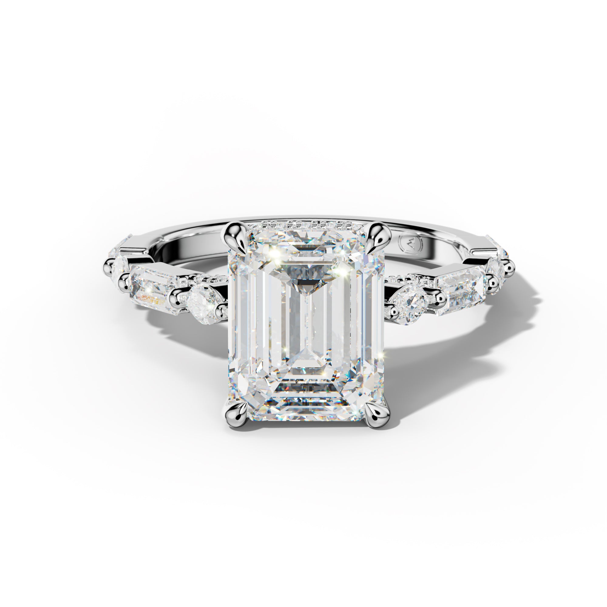 Clara Emerald Cut Engagement Ring