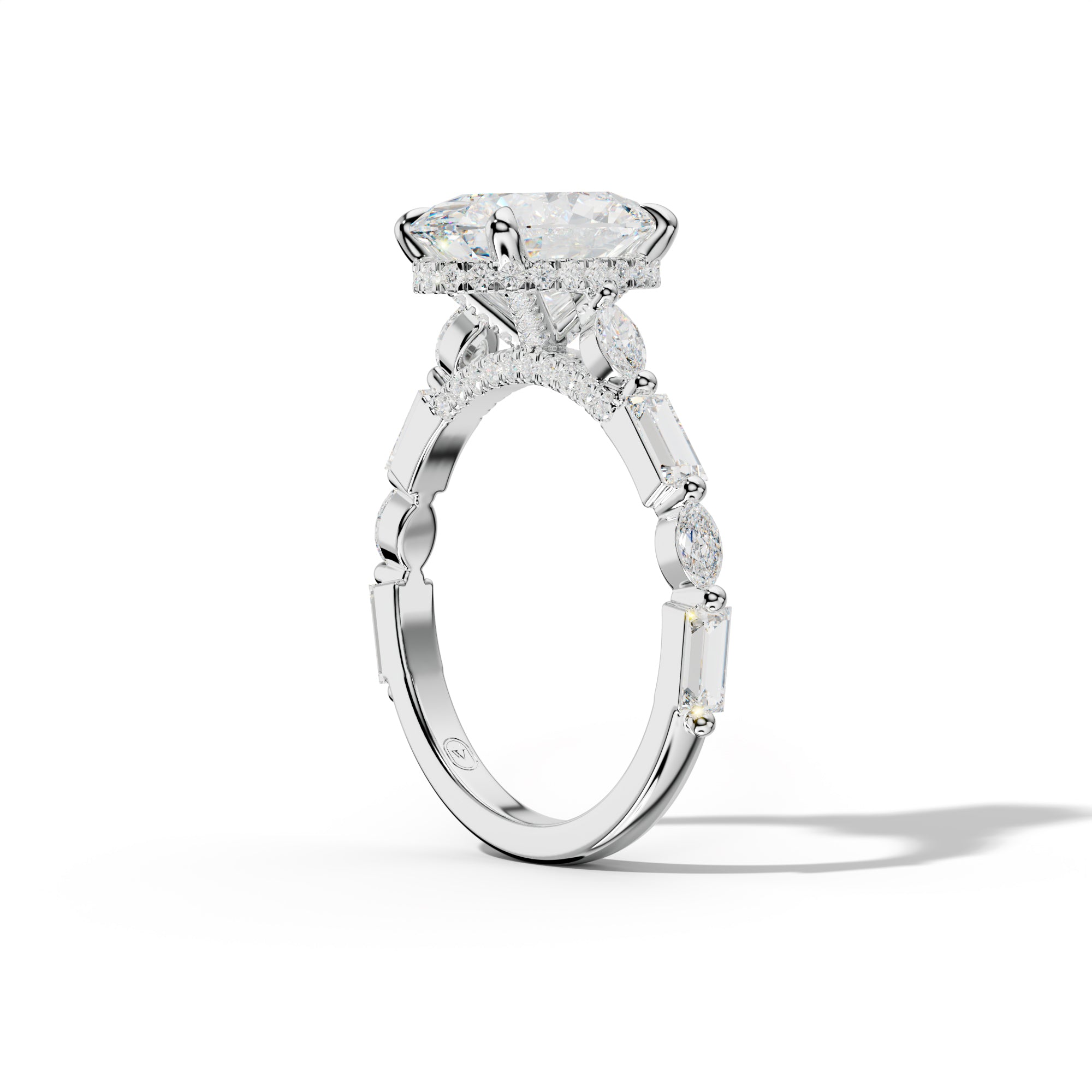 Clara Oval Diamond Engagement Ring